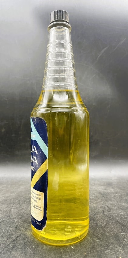 Vintage Aqua Velva Hair Tonic Bottle Full Professional Barber Shop Display - 4
