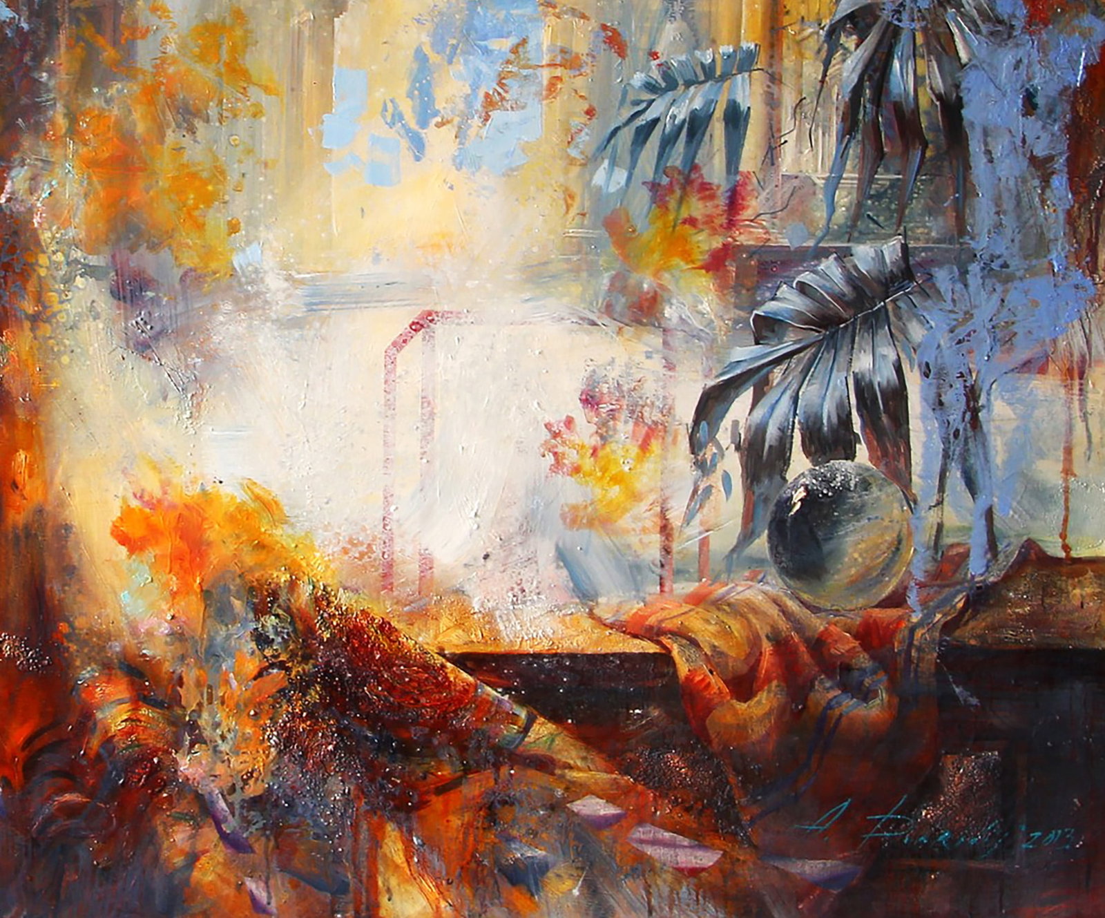 Oil painting Two in a classic interior Alexander Dobrodiy - 6