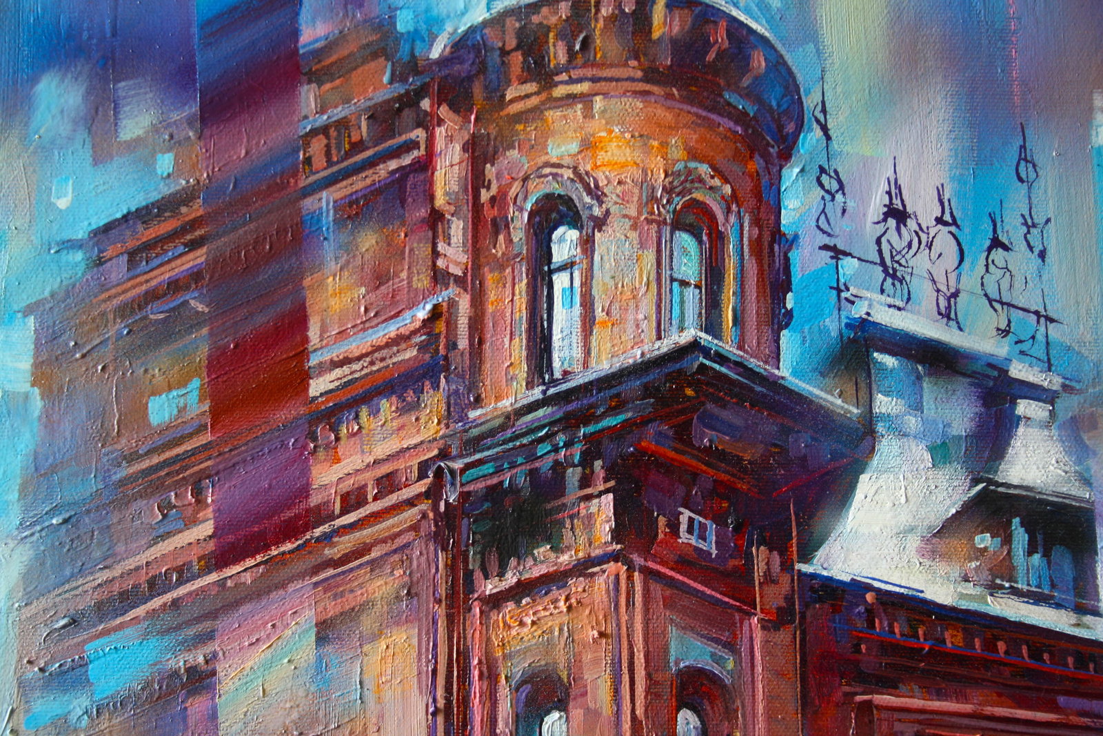 Oil painting Baron's House Alexander Dobrodiy - 2