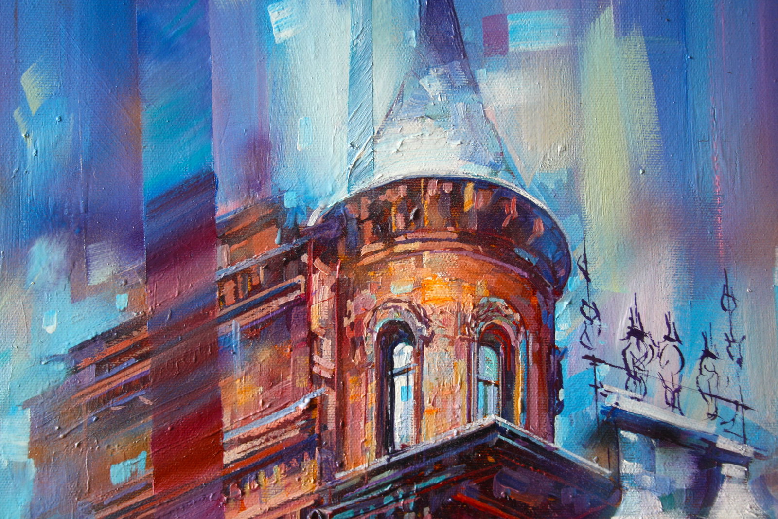 Oil painting Baron's House Alexander Dobrodiy - 3