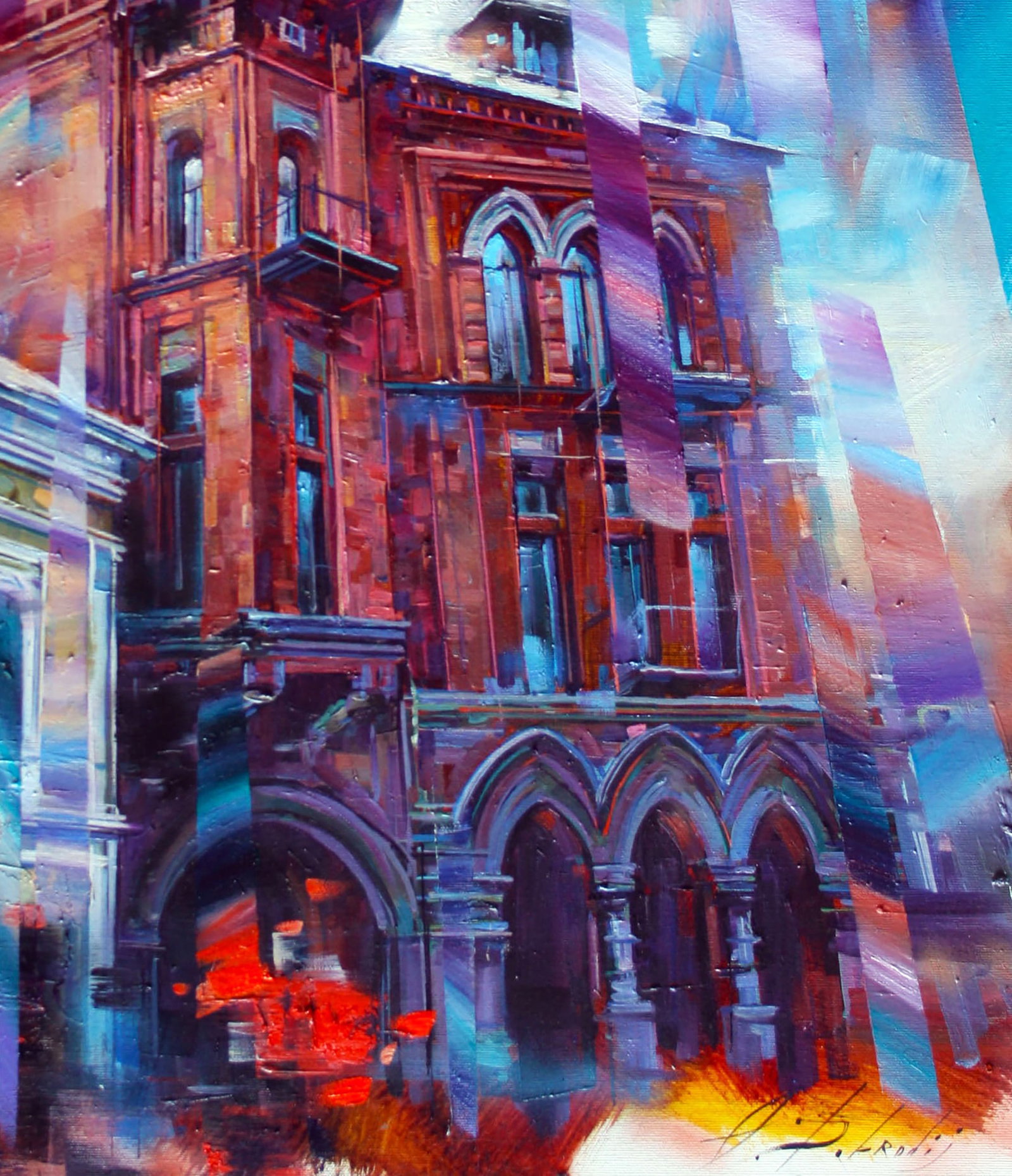 Oil painting Baron's House Alexander Dobrodiy - 7