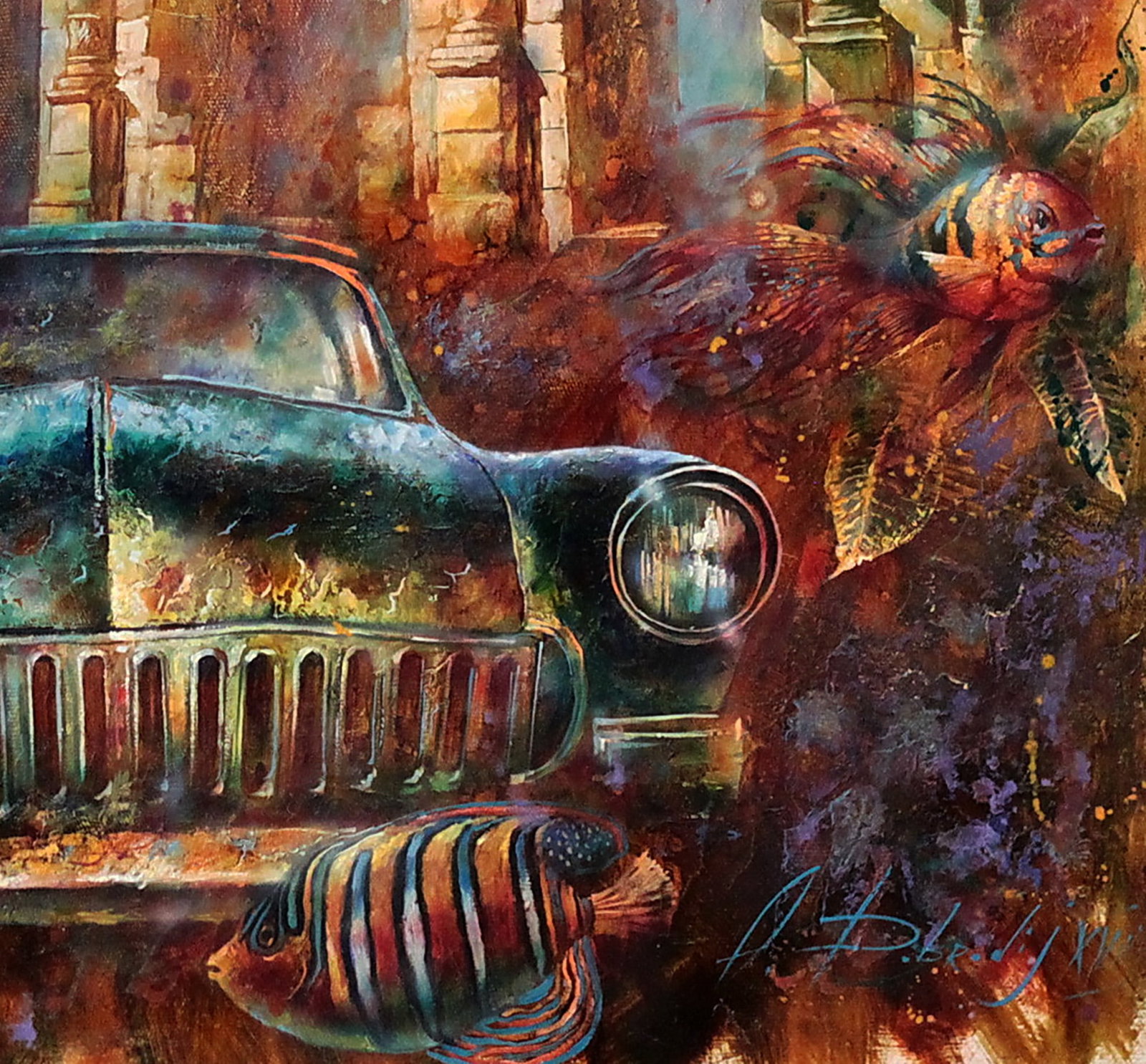 Oil painting Forgotten motive Alexander Dobrodiy - 7