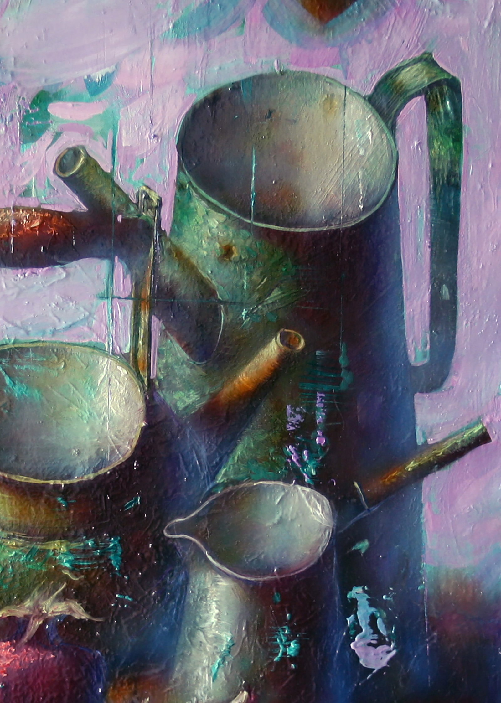 Oil painting Green still life Alexander Dobrodiy - 6