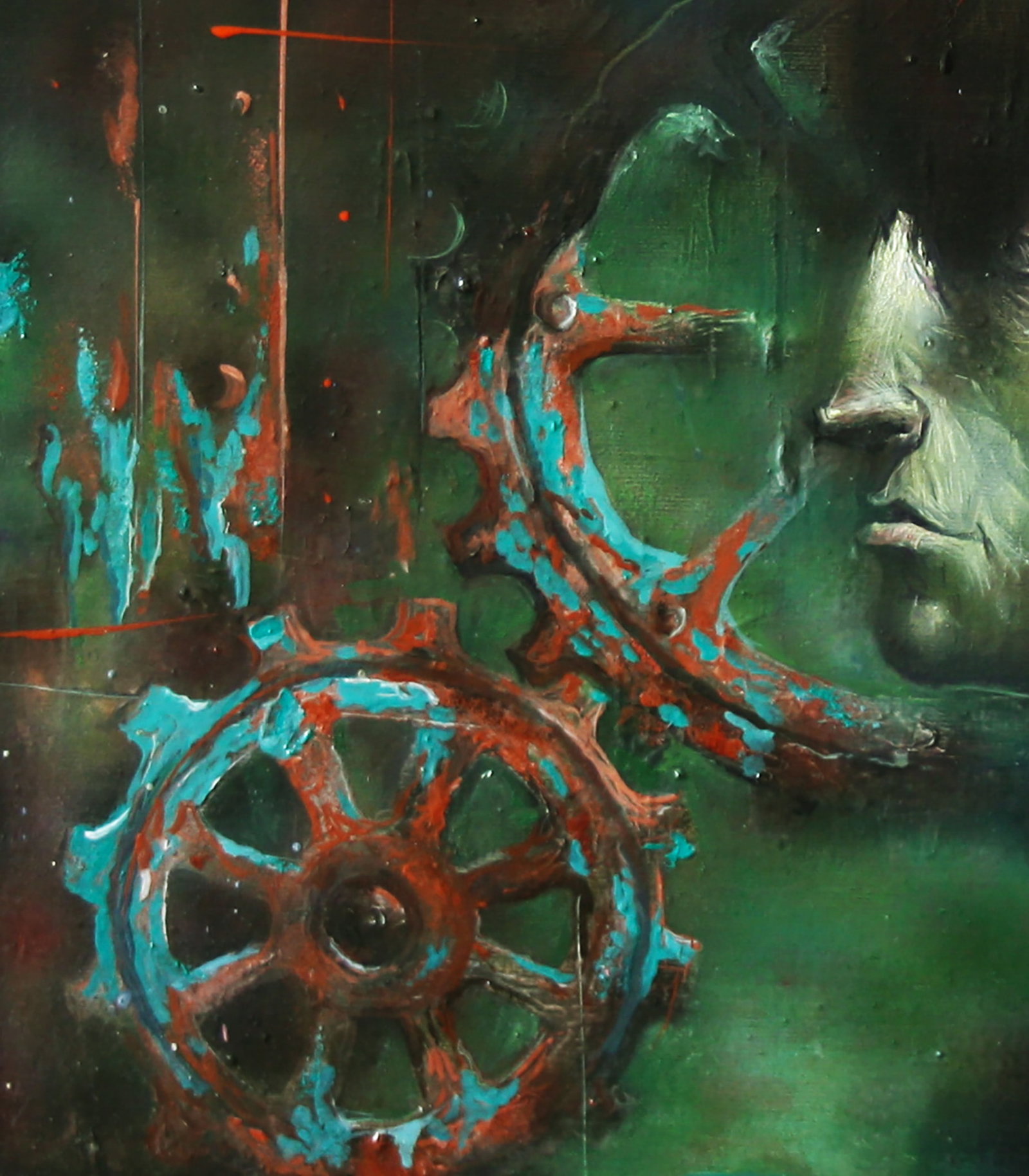 Oil painting Mechanics Alexander Dobrodiy - 6