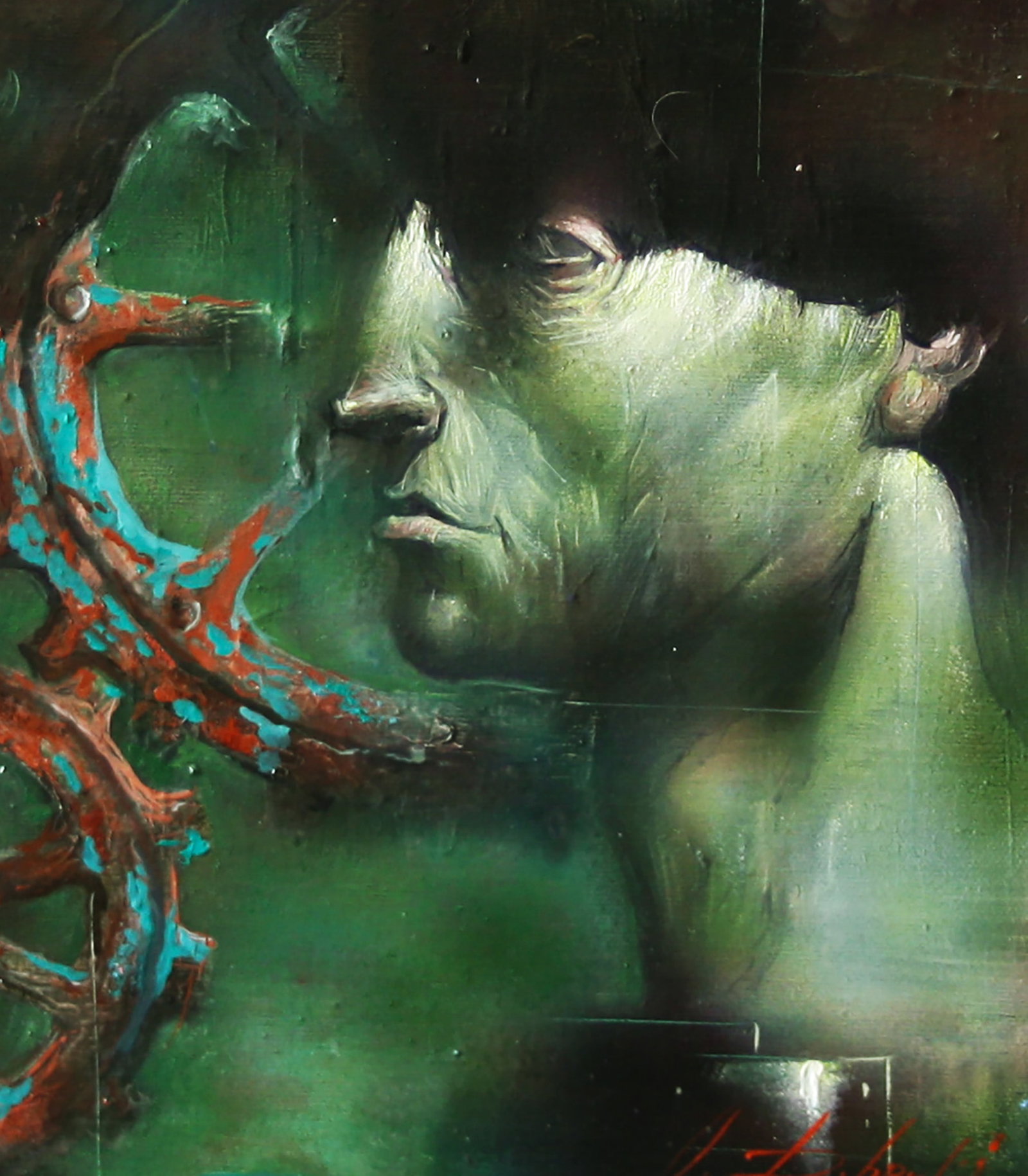 Oil painting Mechanics Alexander Dobrodiy - 7
