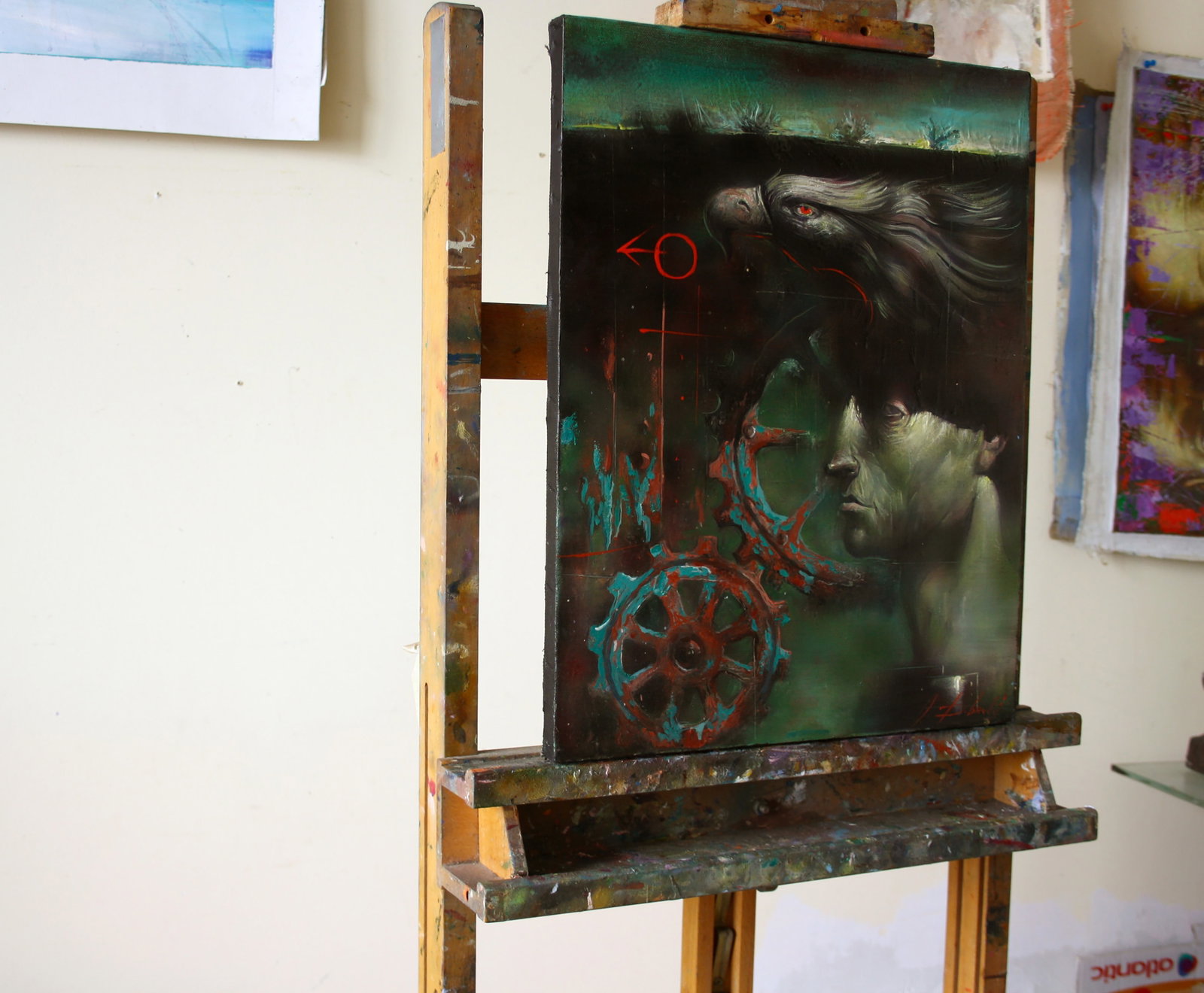 Oil painting Mechanics Alexander Dobrodiy - 8