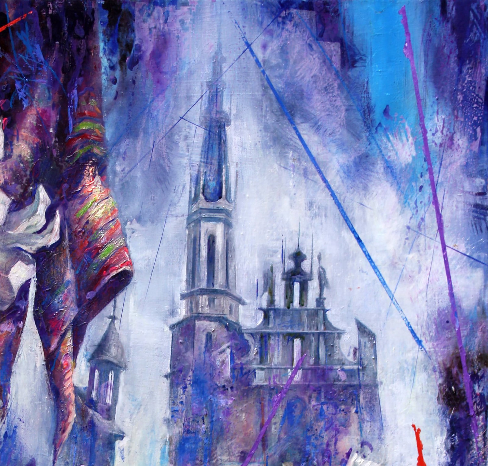 Oil painting Tales of the Old Town Alexander Dobrodiy - 4