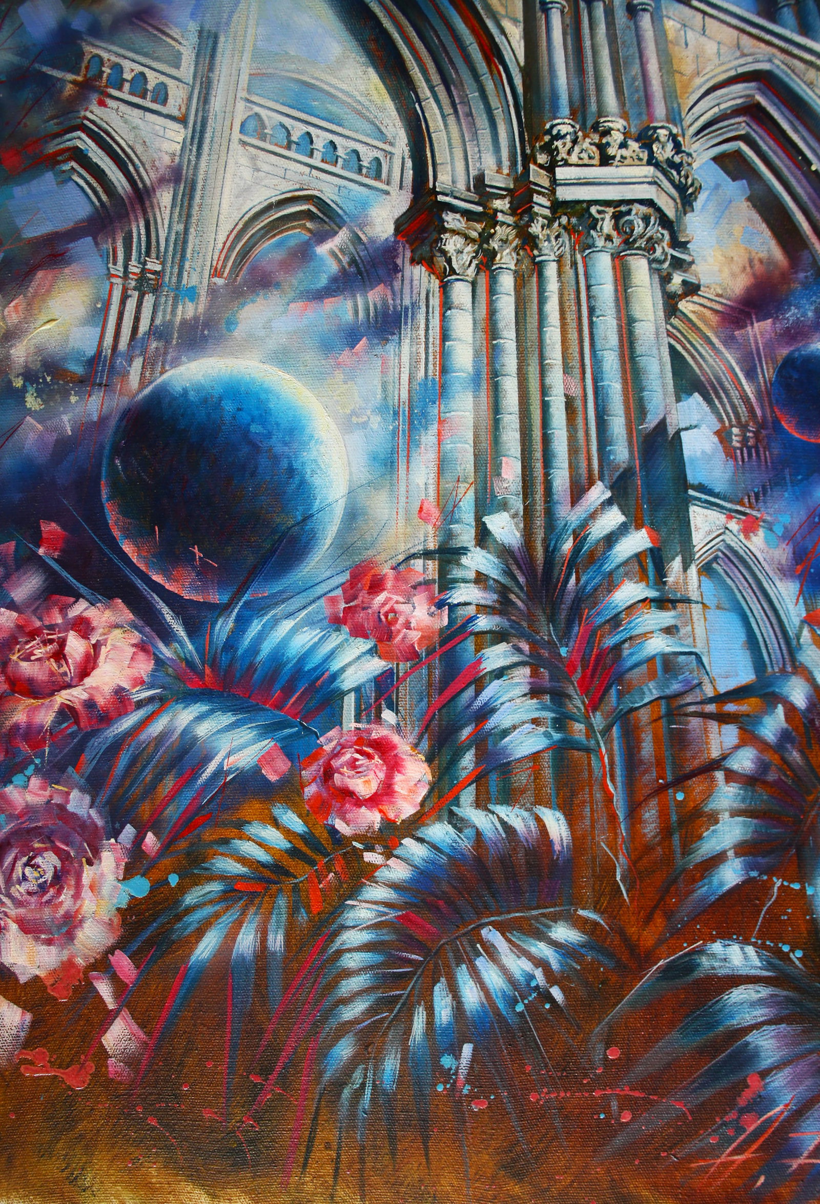 Oil painting Parade of planets Alexander Dobrodiy - 2