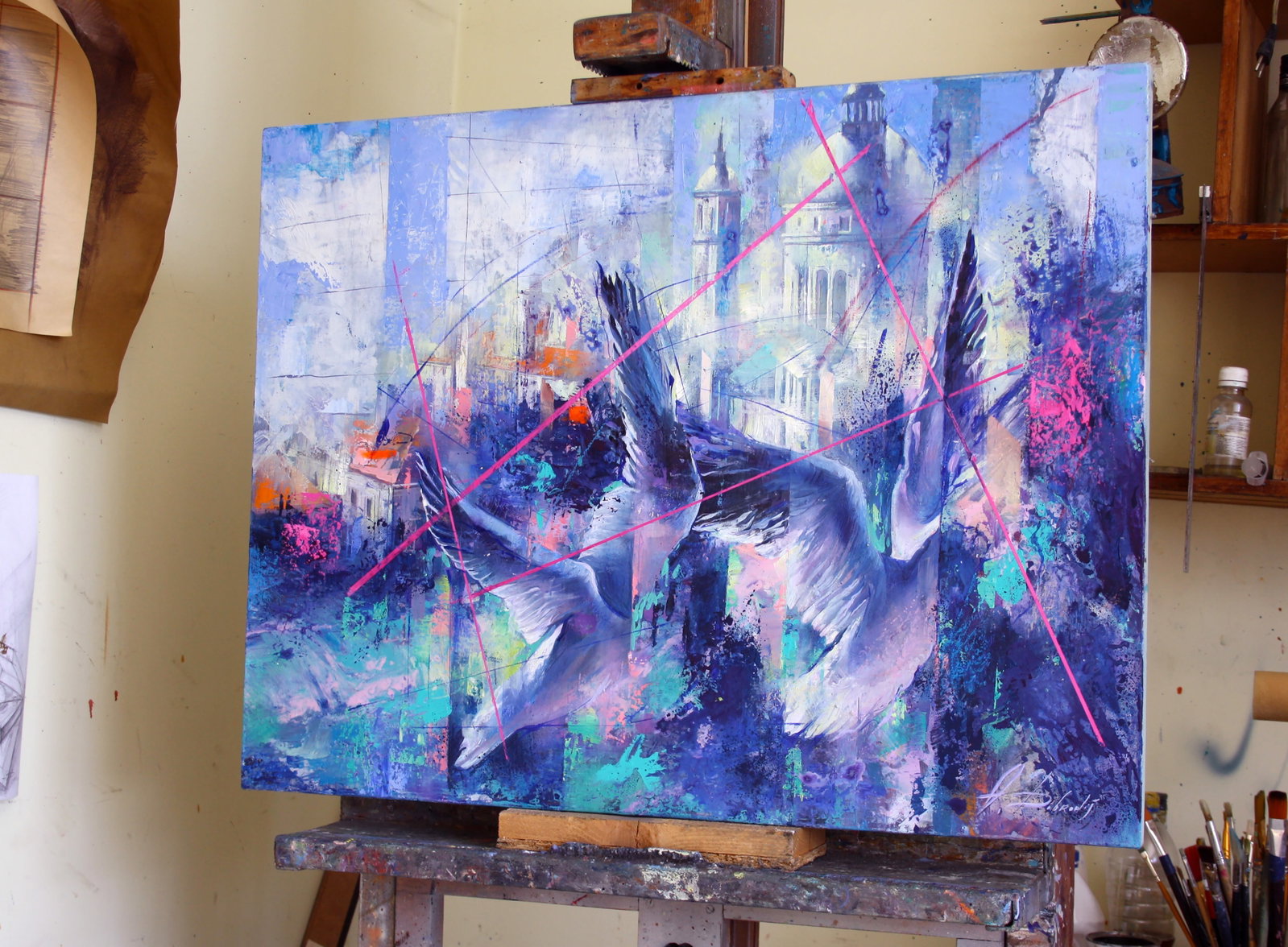 Oil painting Blue wind Alexander Dobrodiy - 8