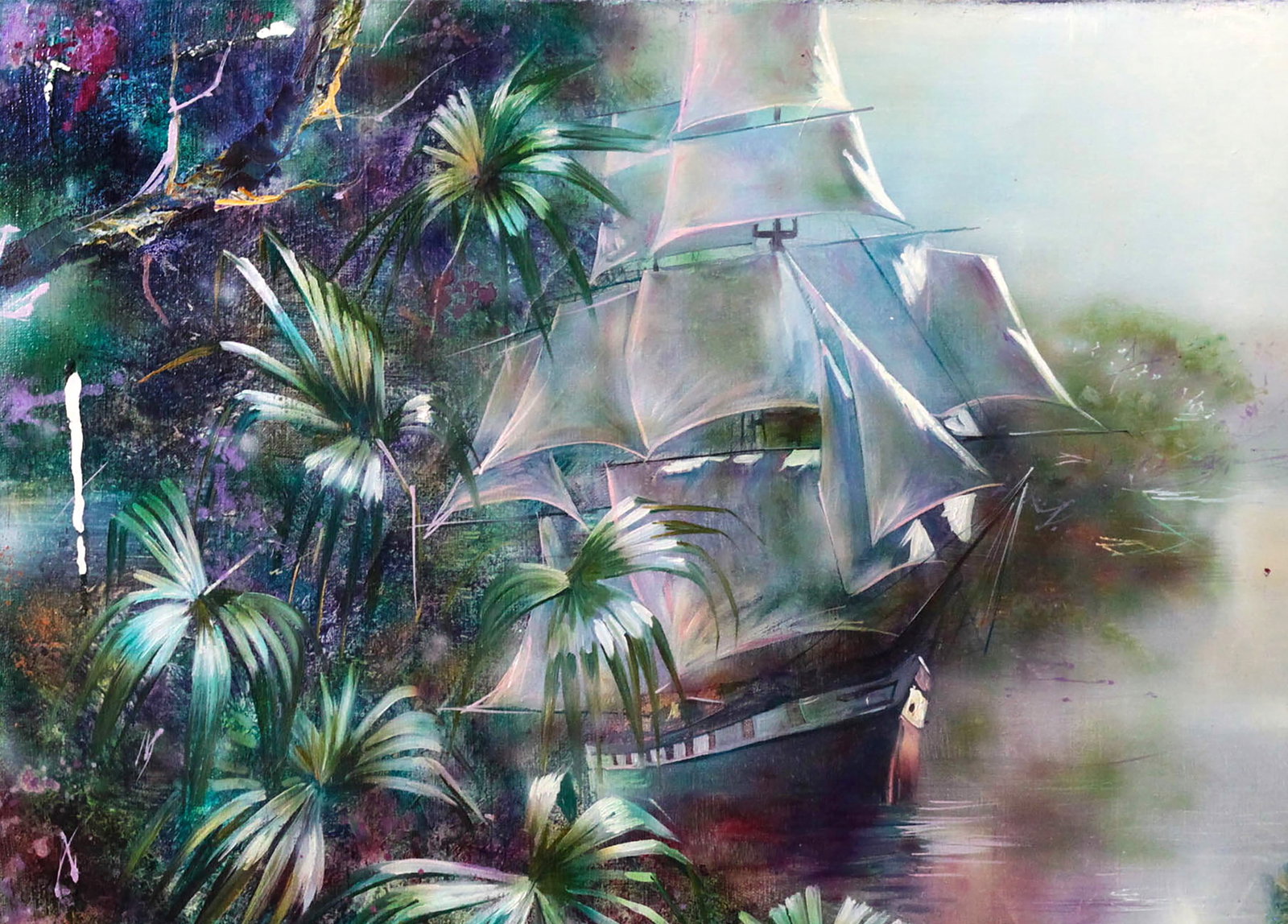 Oil painting Tropical motif Alexander Dobrodiy - 4