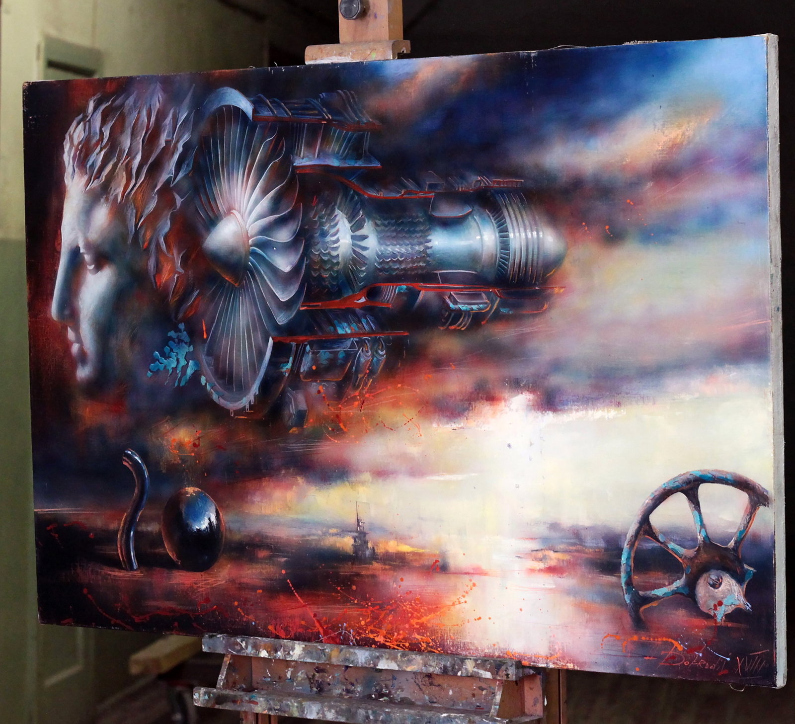 Oil painting Turbine Alexander Dobrodiy - 8