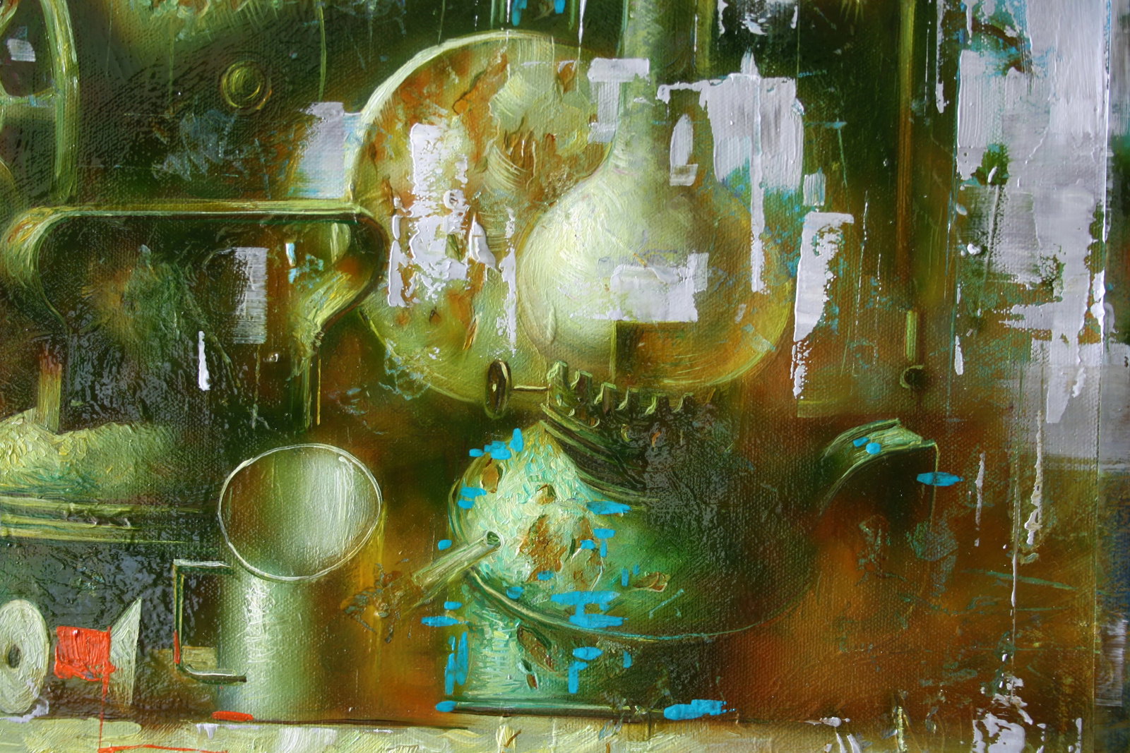 Oil painting Sewing machine Alexander Dobrodiy - 2