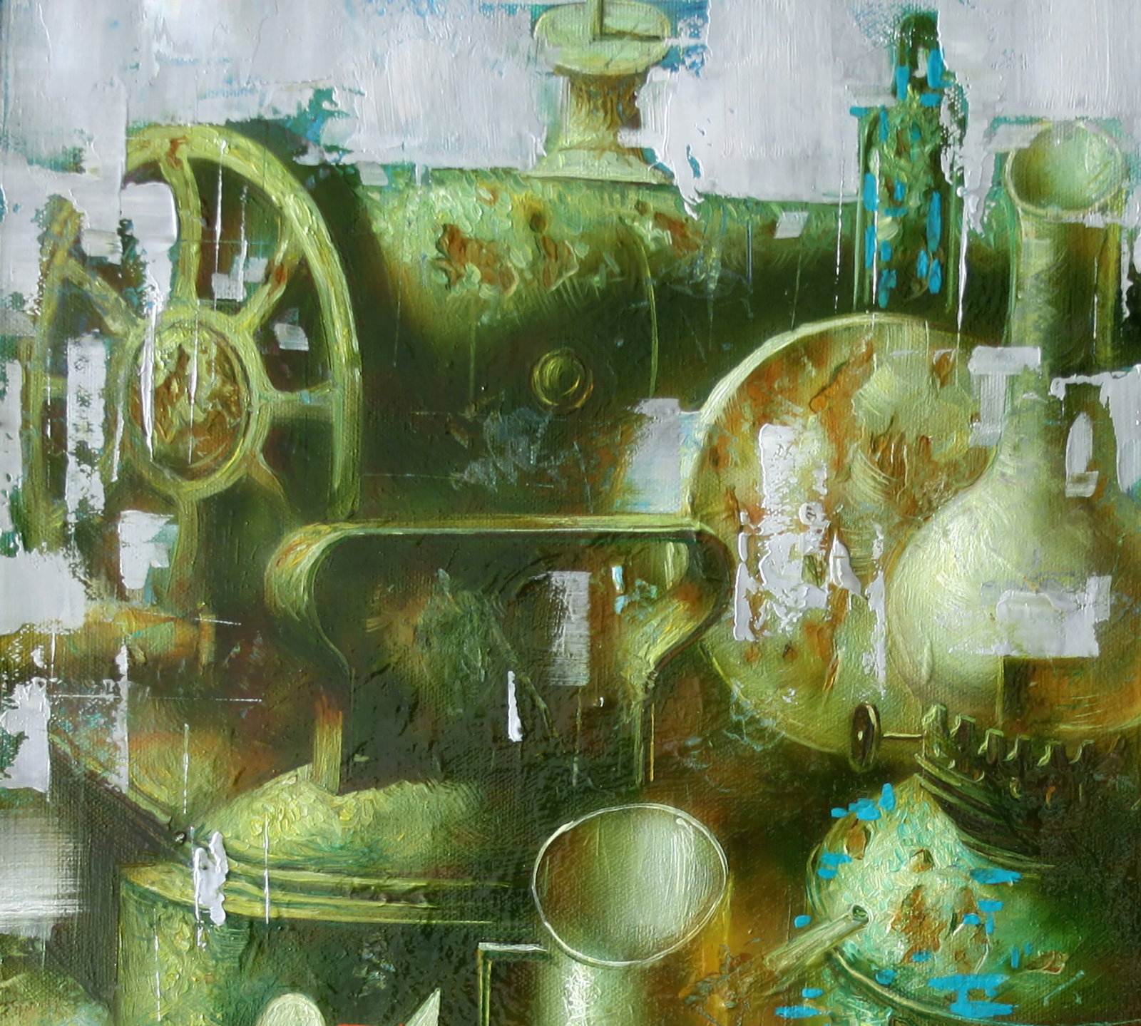 Oil painting Sewing machine Alexander Dobrodiy - 3