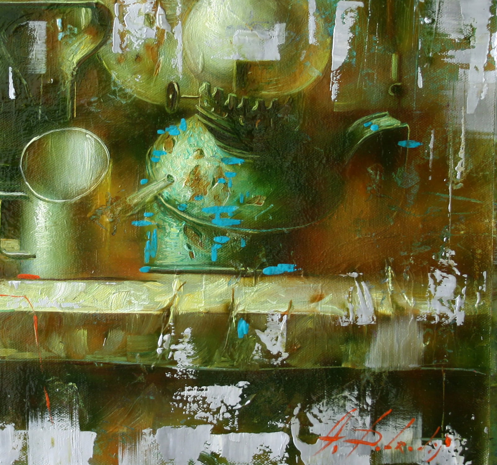 Oil painting Sewing machine Alexander Dobrodiy - 6