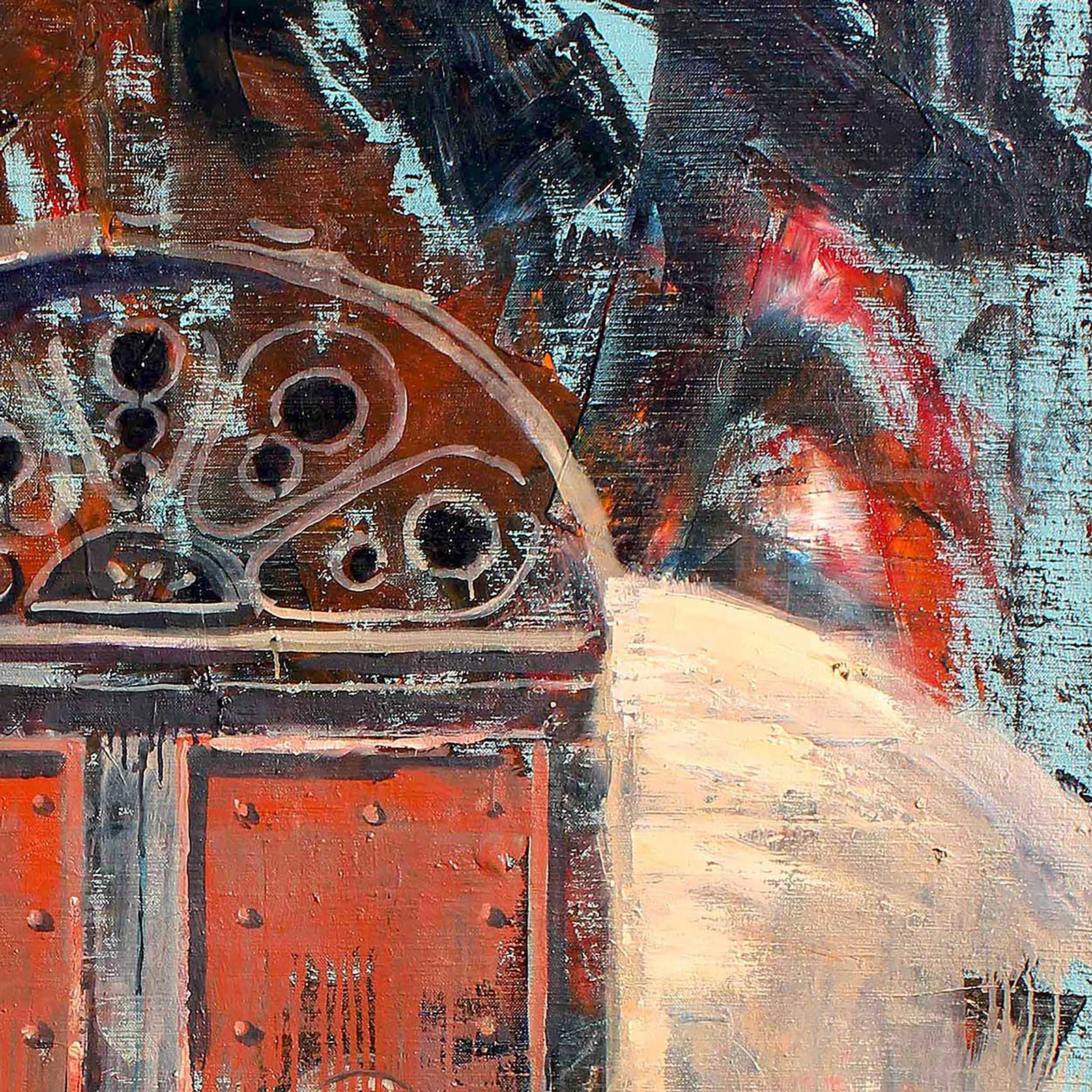 Oil painting After Coffee Anatoliy Menkiv - 5