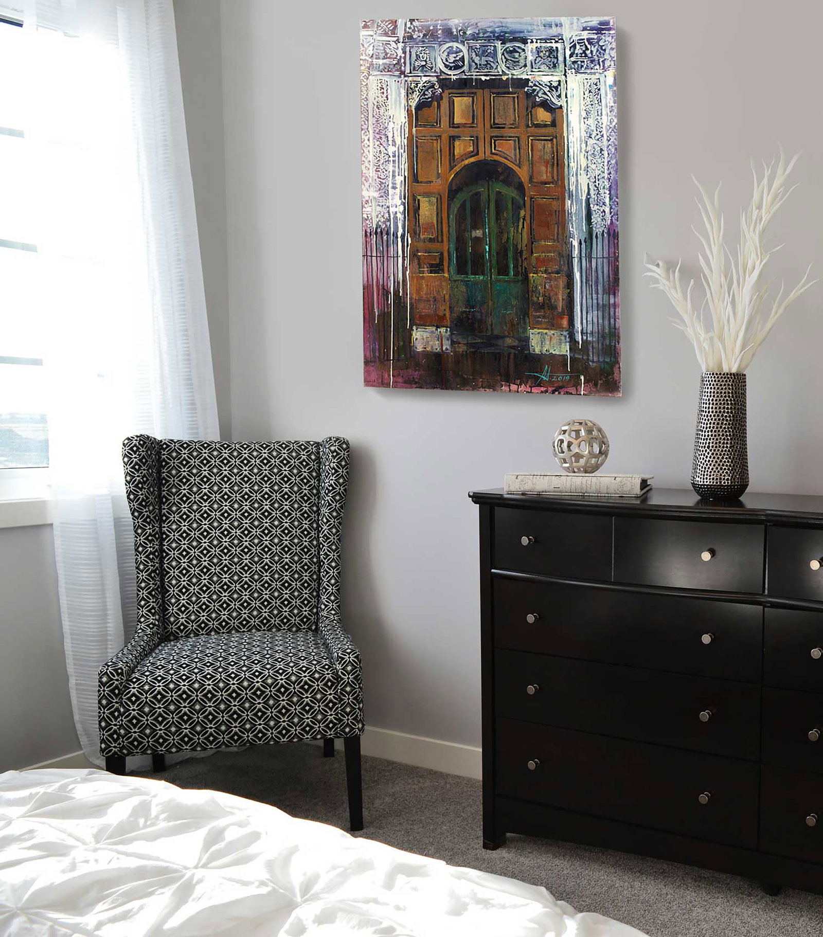 Oil painting Doors behind doors Anatoliy Menkiv - 2
