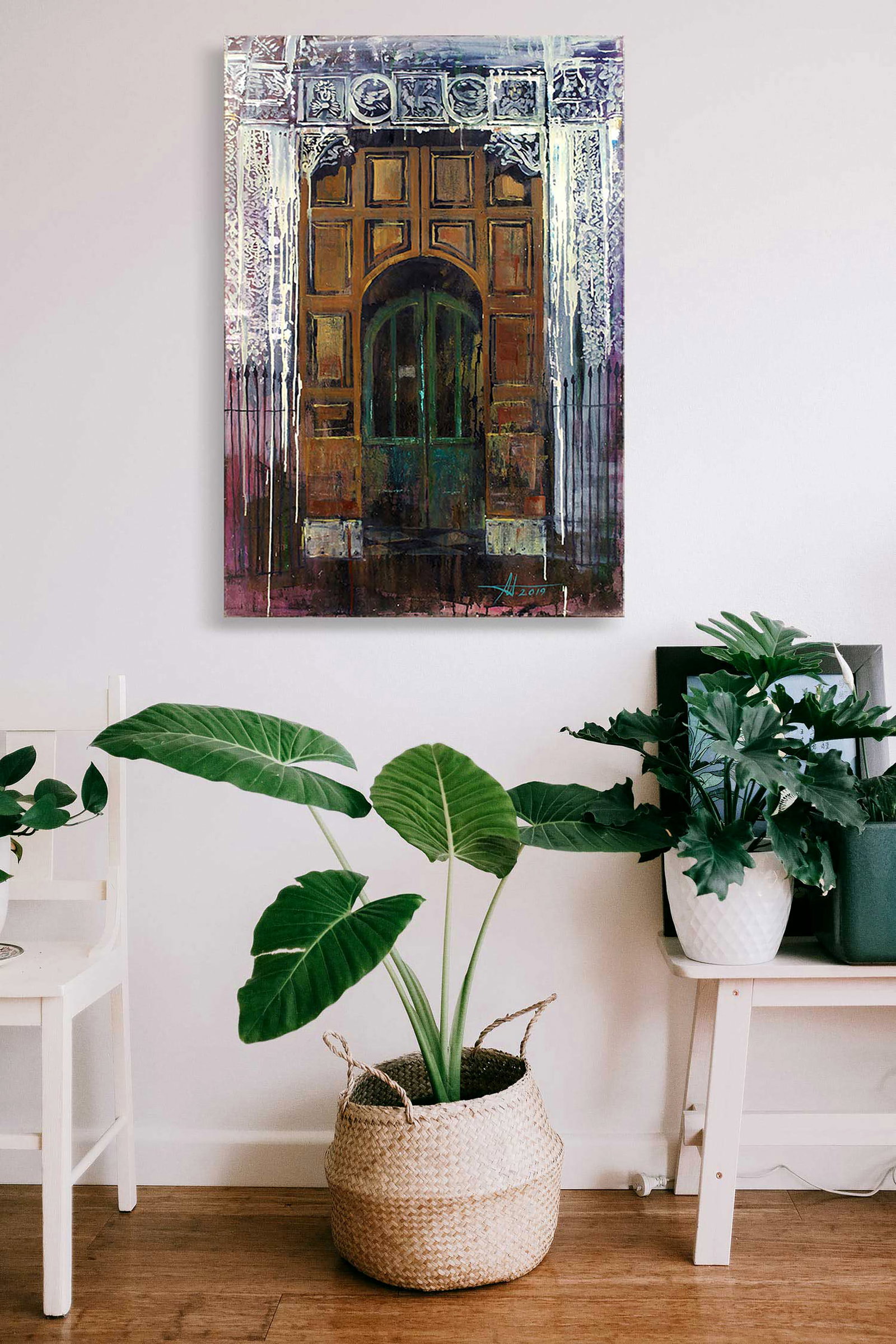 Oil painting Doors behind doors Anatoliy Menkiv - 4