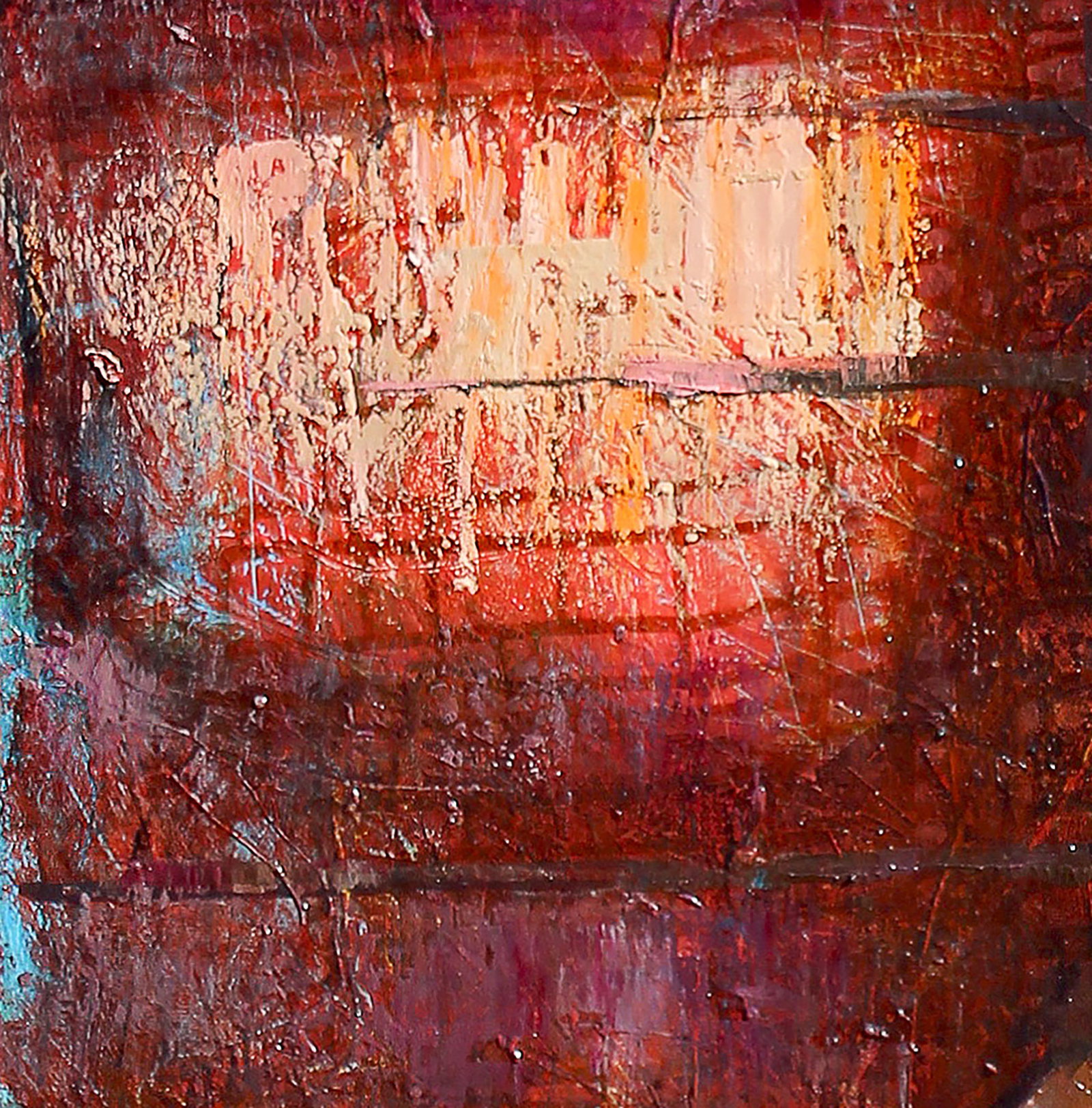 Oil painting Red door Anatoliy Menkiv - 5