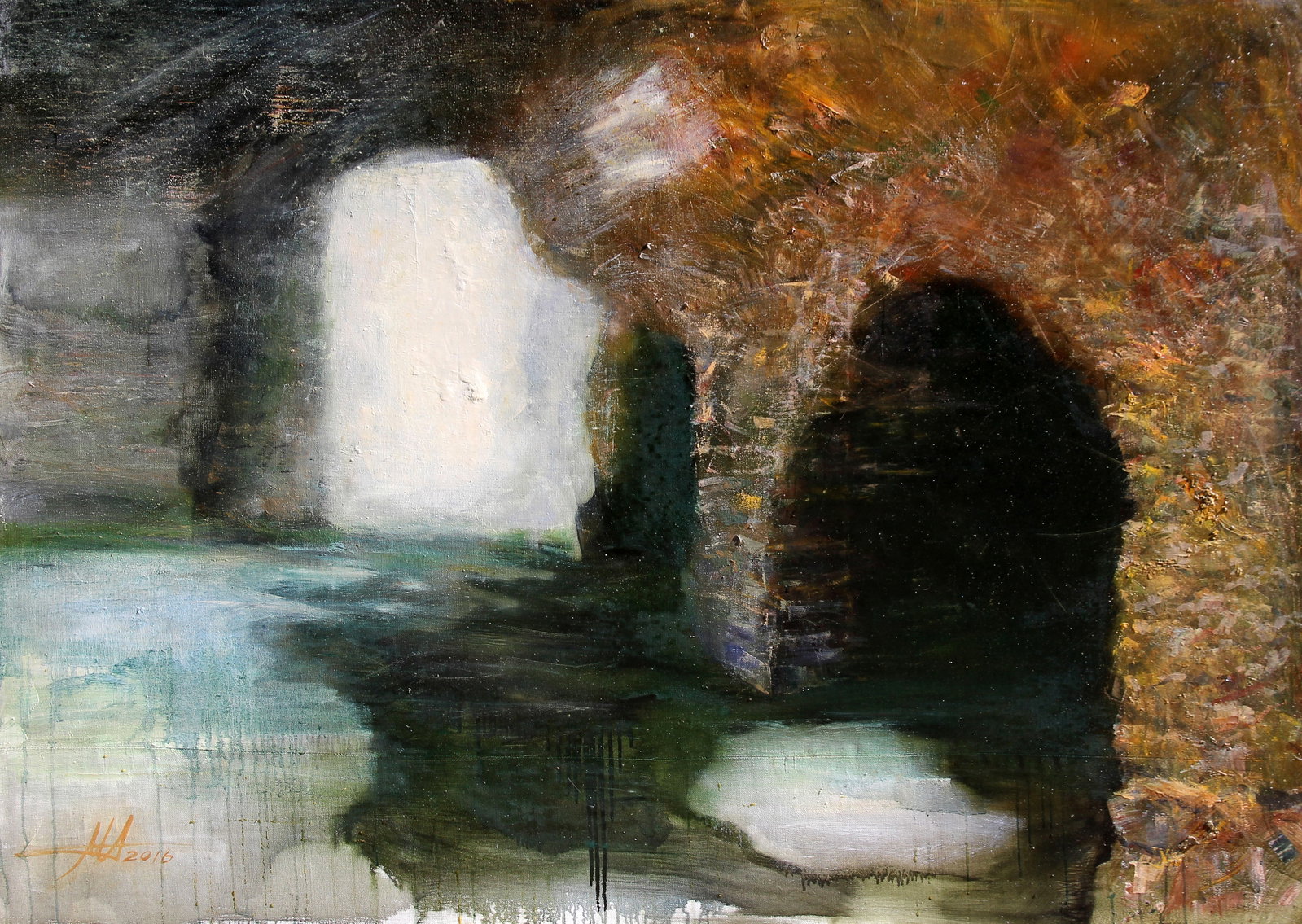 Oil painting Exit Anatoliy Menkiv (1 of 6)