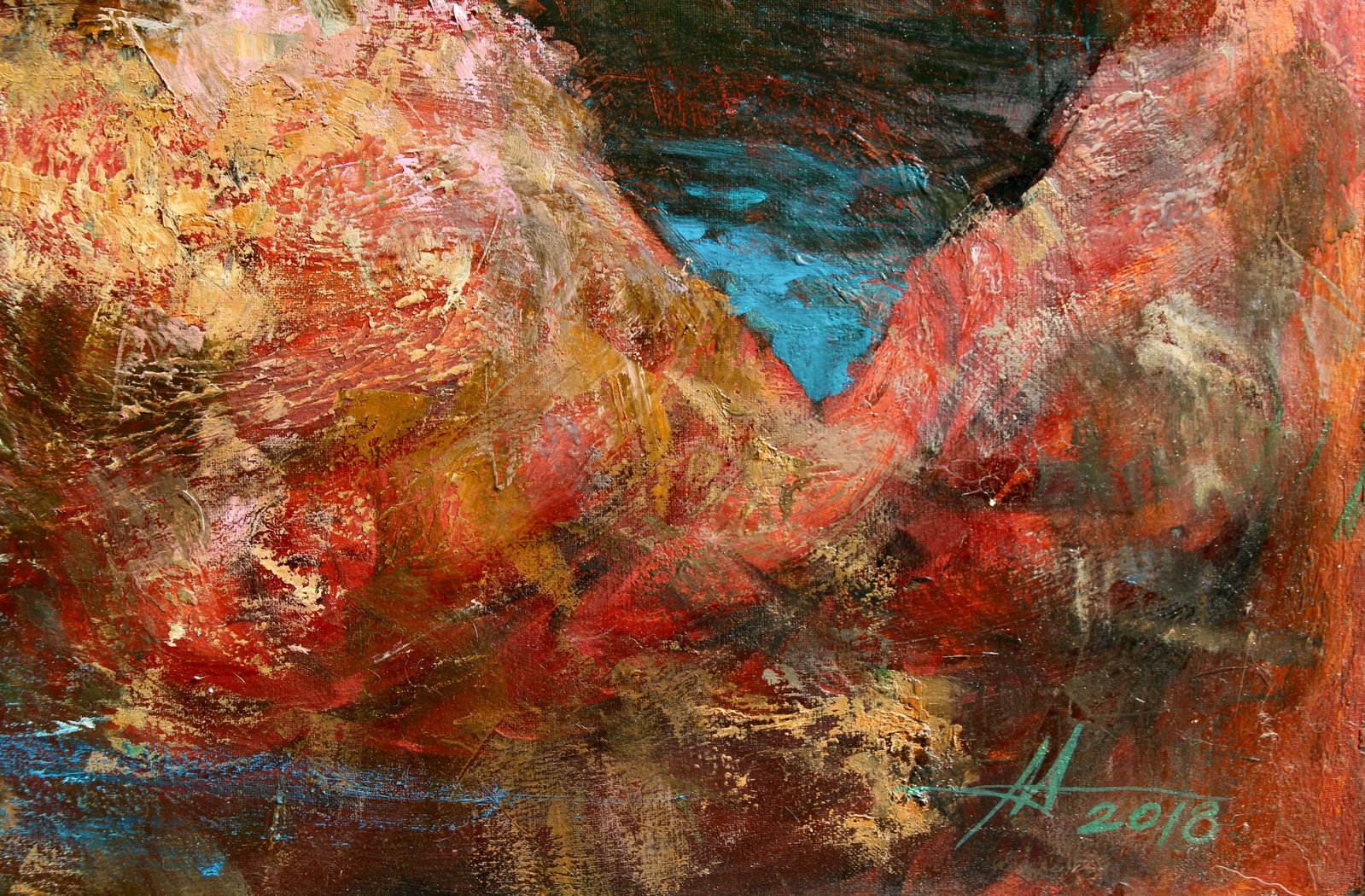 Oil painting Grotto Anatoliy Menkiv - 3