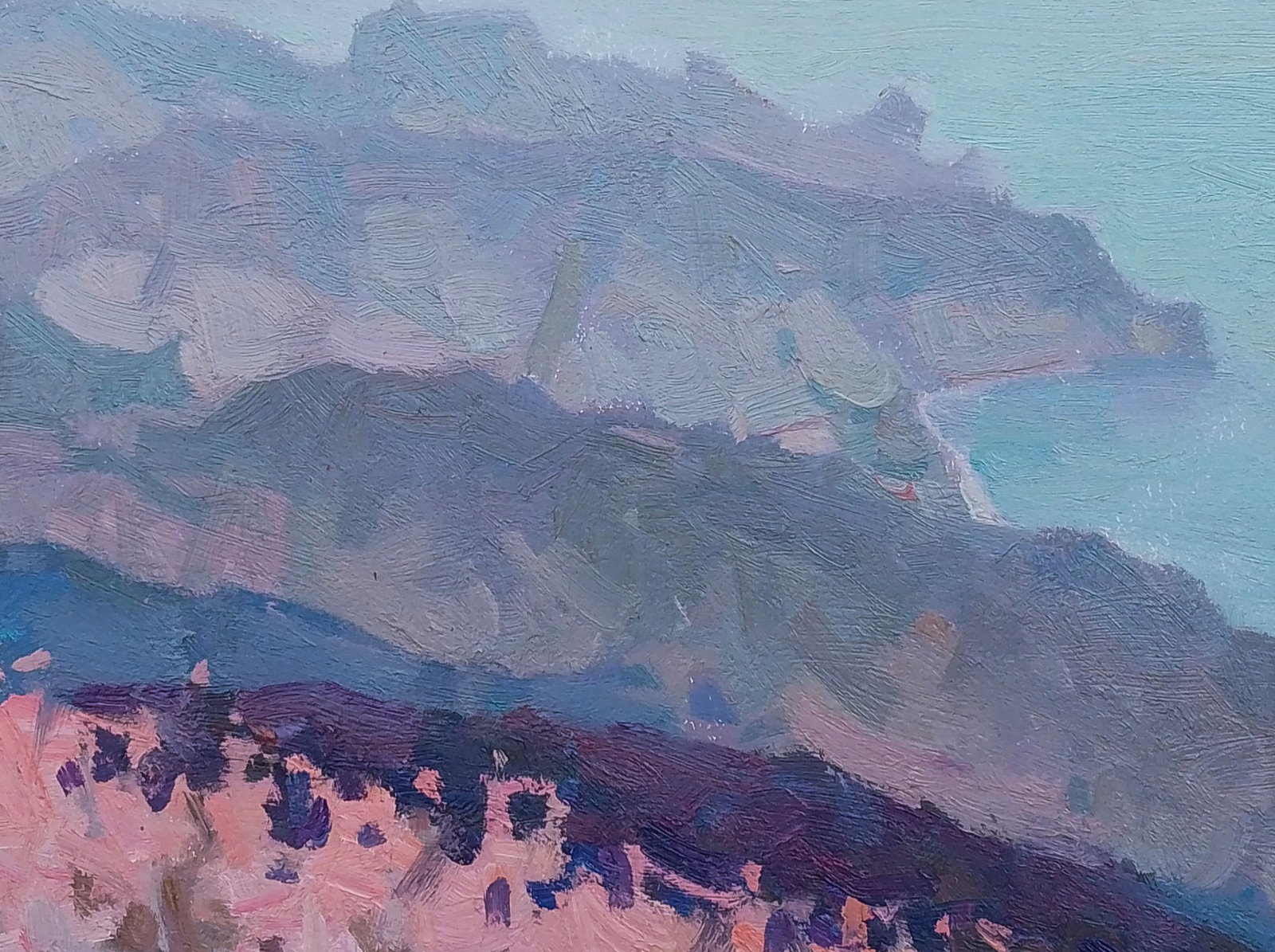 Oil painting Mountain daylight Igor Tuzhikov - 6
