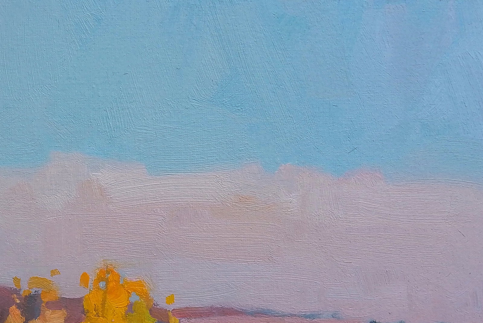 Oil painting Autumn outside the city Igor Tuzhikov - 5