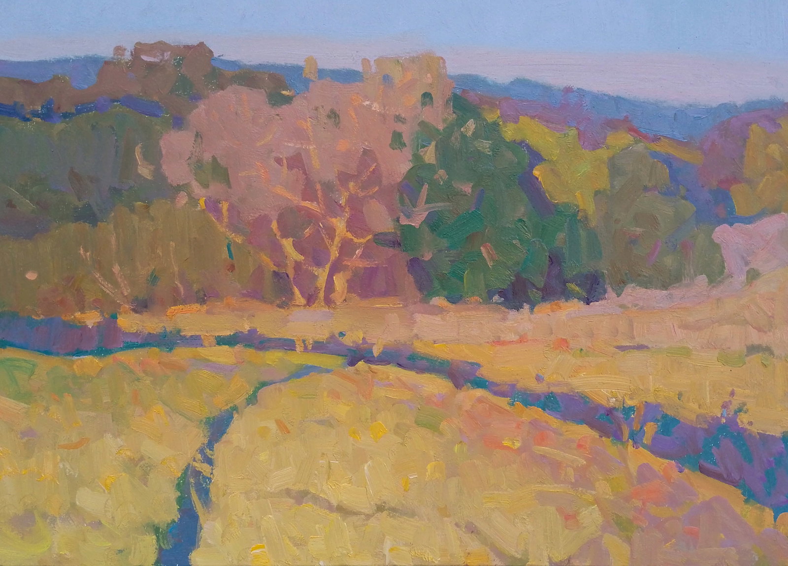 Oil painting Autumn contrasts fields Igor Tuzhikov (1 of 6)