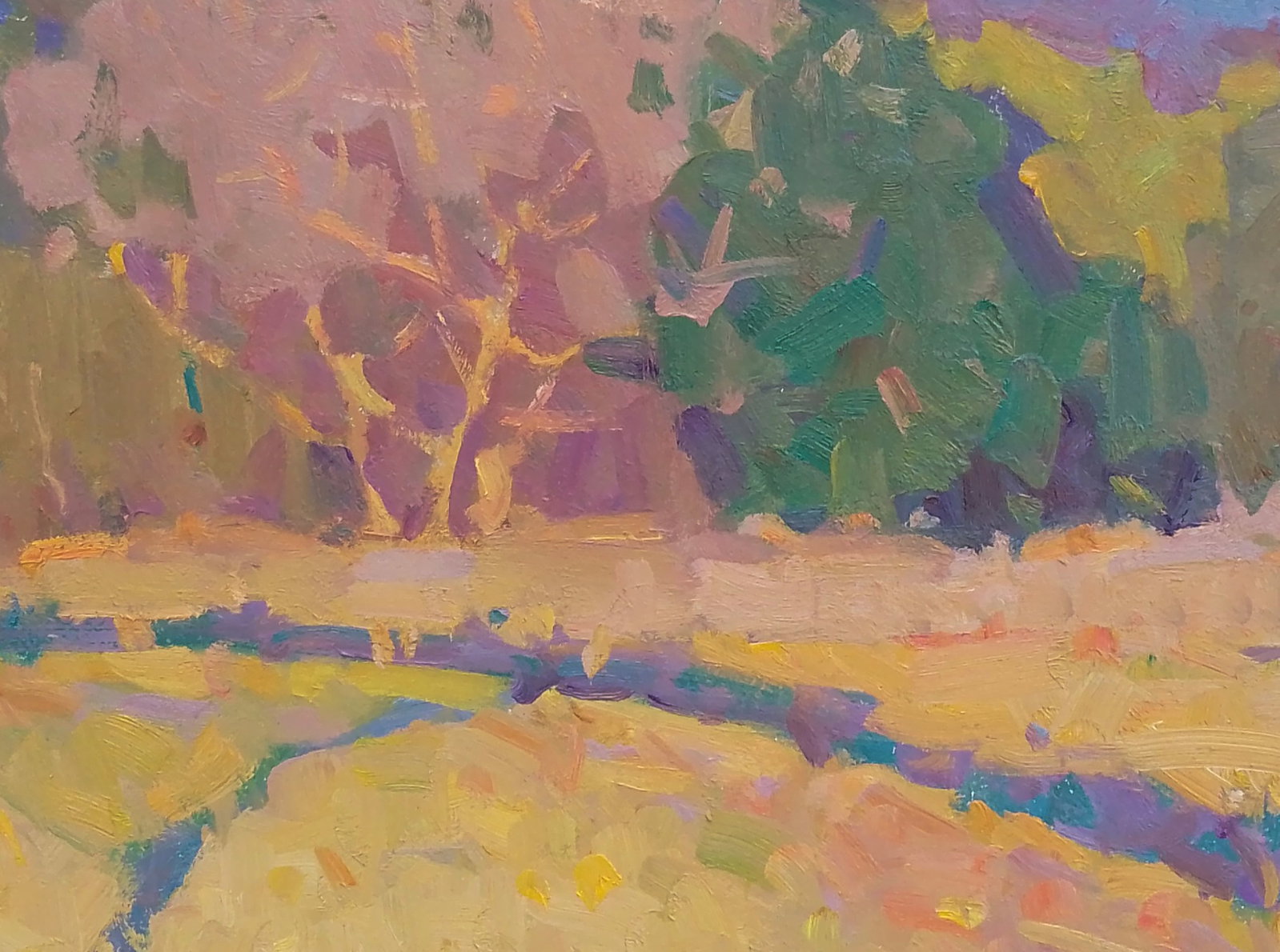 Oil painting Autumn contrasts fields Igor Tuzhikov - 6