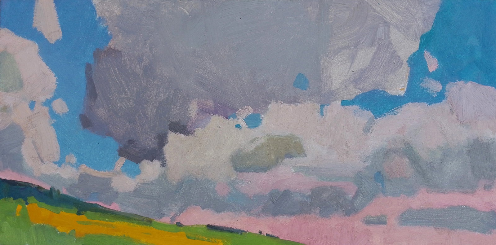 Oil painting Summer clouds Igor Tuzhikov (1 of 6)