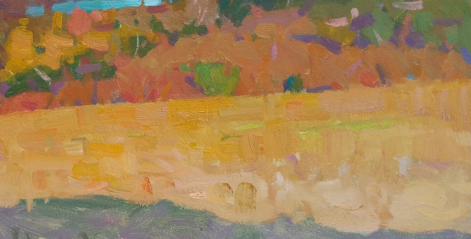 Oil painting A hot summer evening Igor Tuzhikov - 2