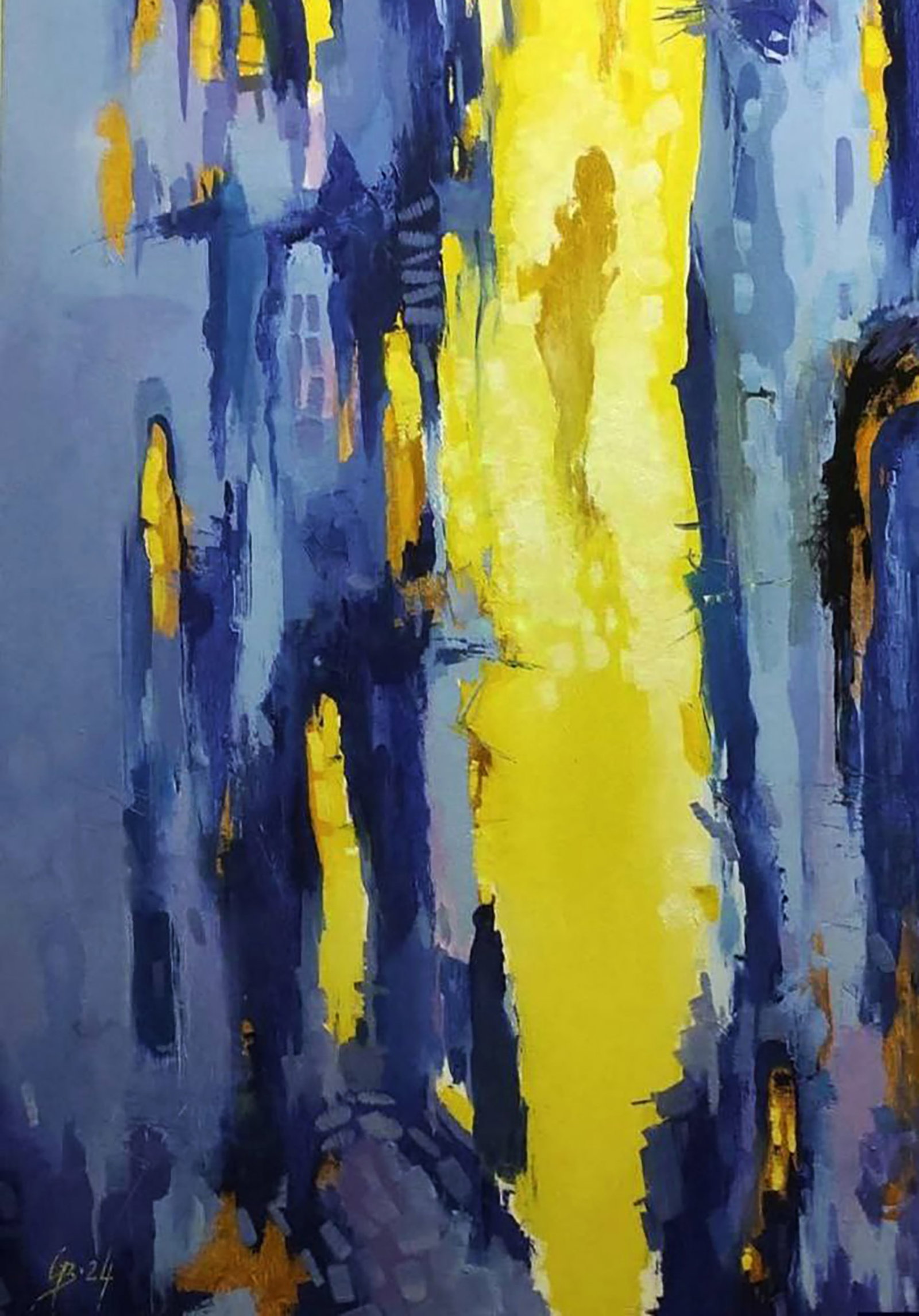 Oil painting Musik from siesta Stepan Verbeshchuk - 4