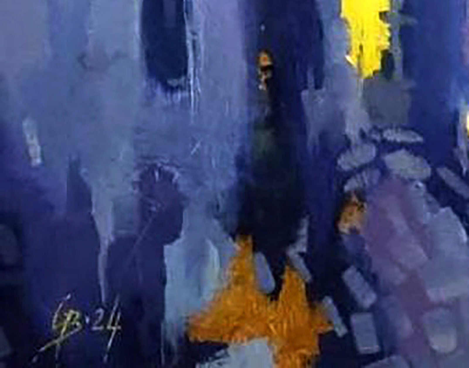 Oil painting Musik from siesta Stepan Verbeshchuk - 7