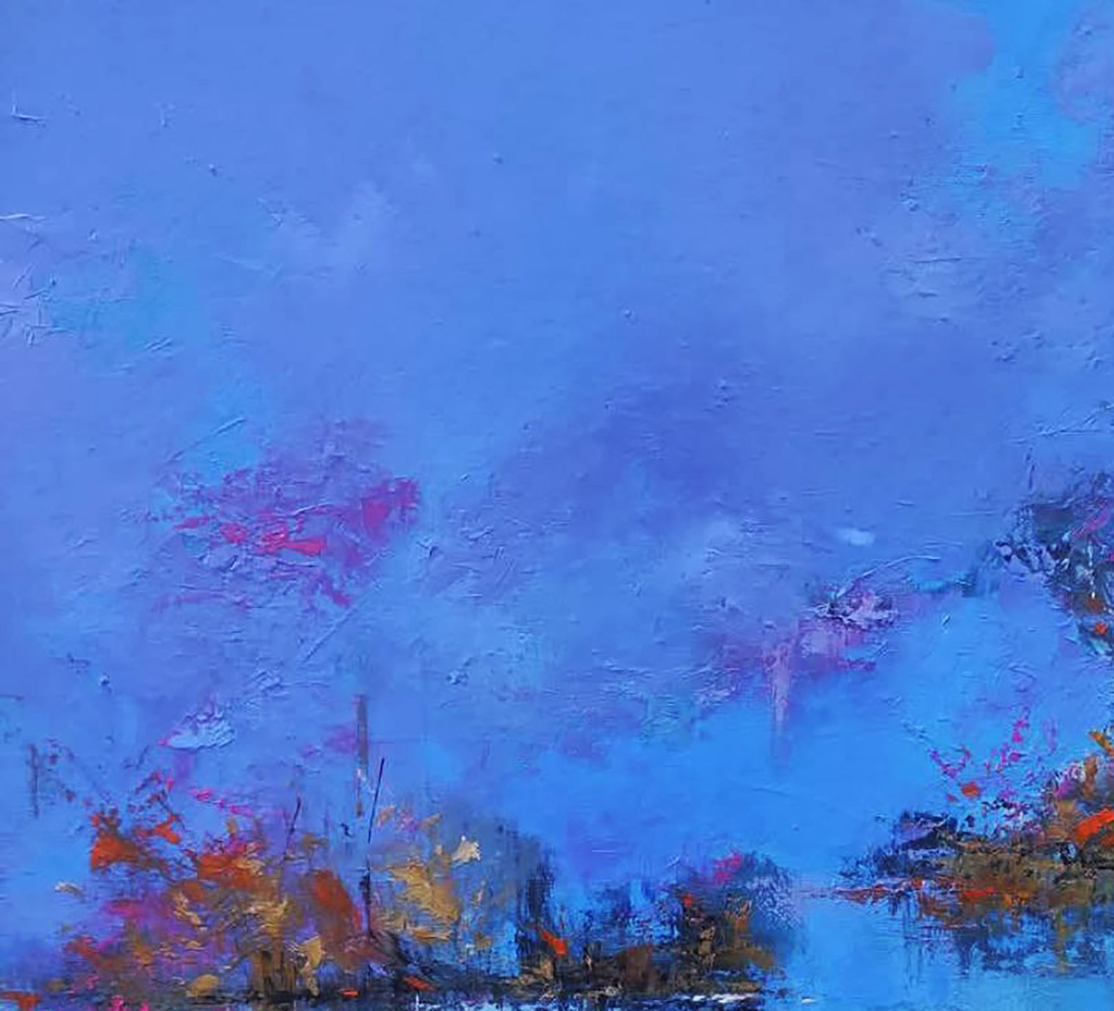 Oil painting It's getting dark Stepan Verbeshchuk - 2