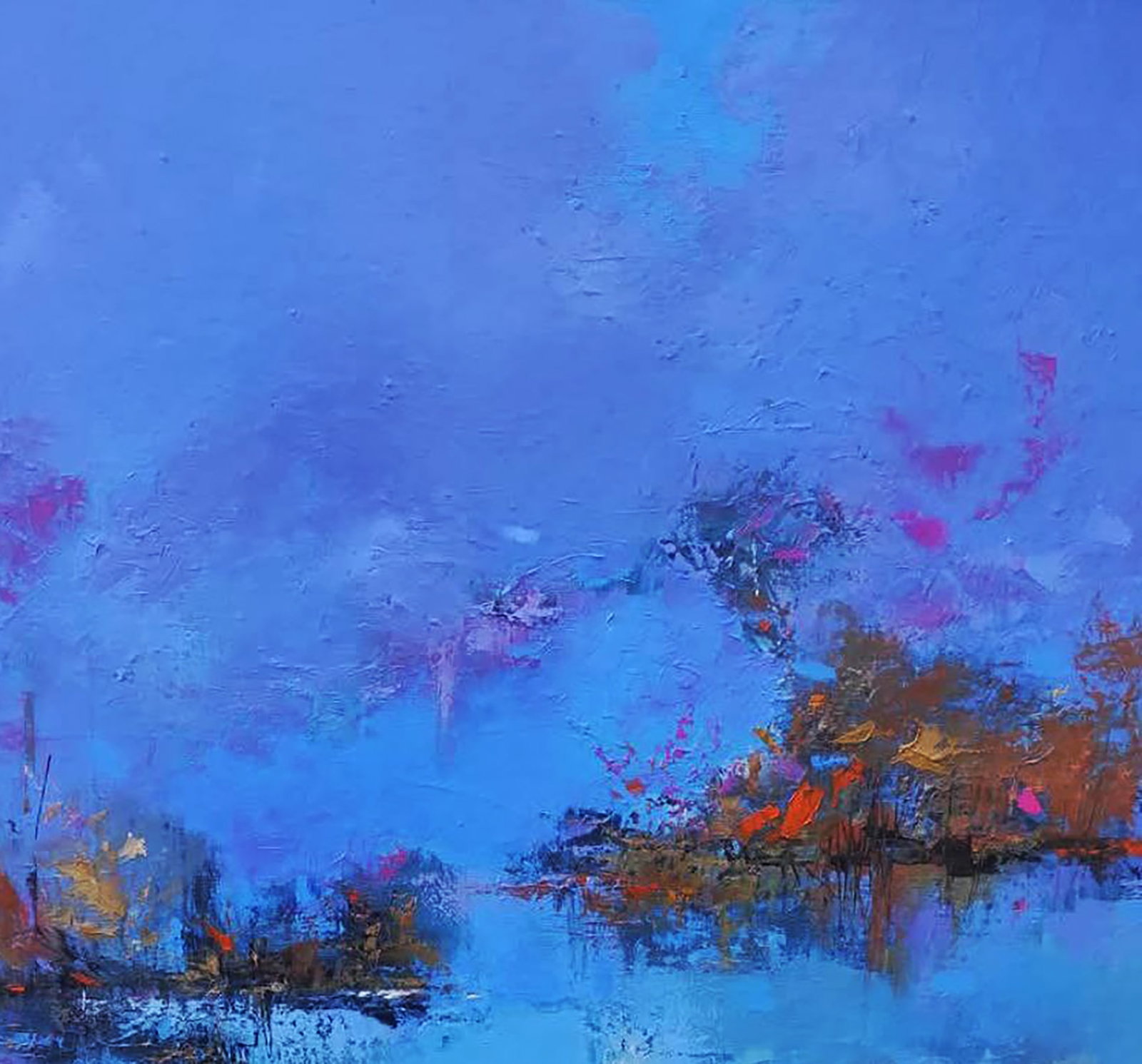 Oil painting It's getting dark Stepan Verbeshchuk - 3