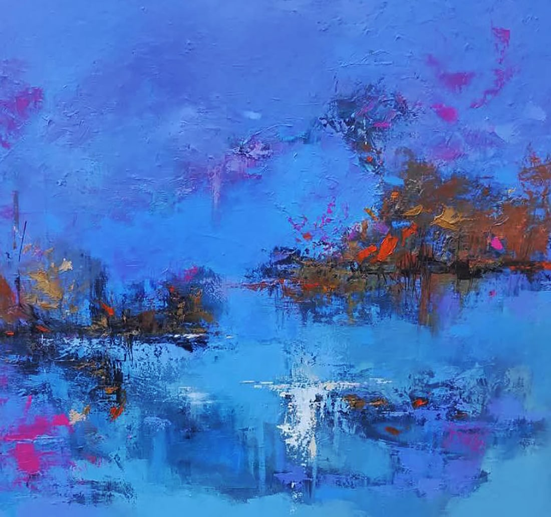 Oil painting It's getting dark Stepan Verbeshchuk - 5