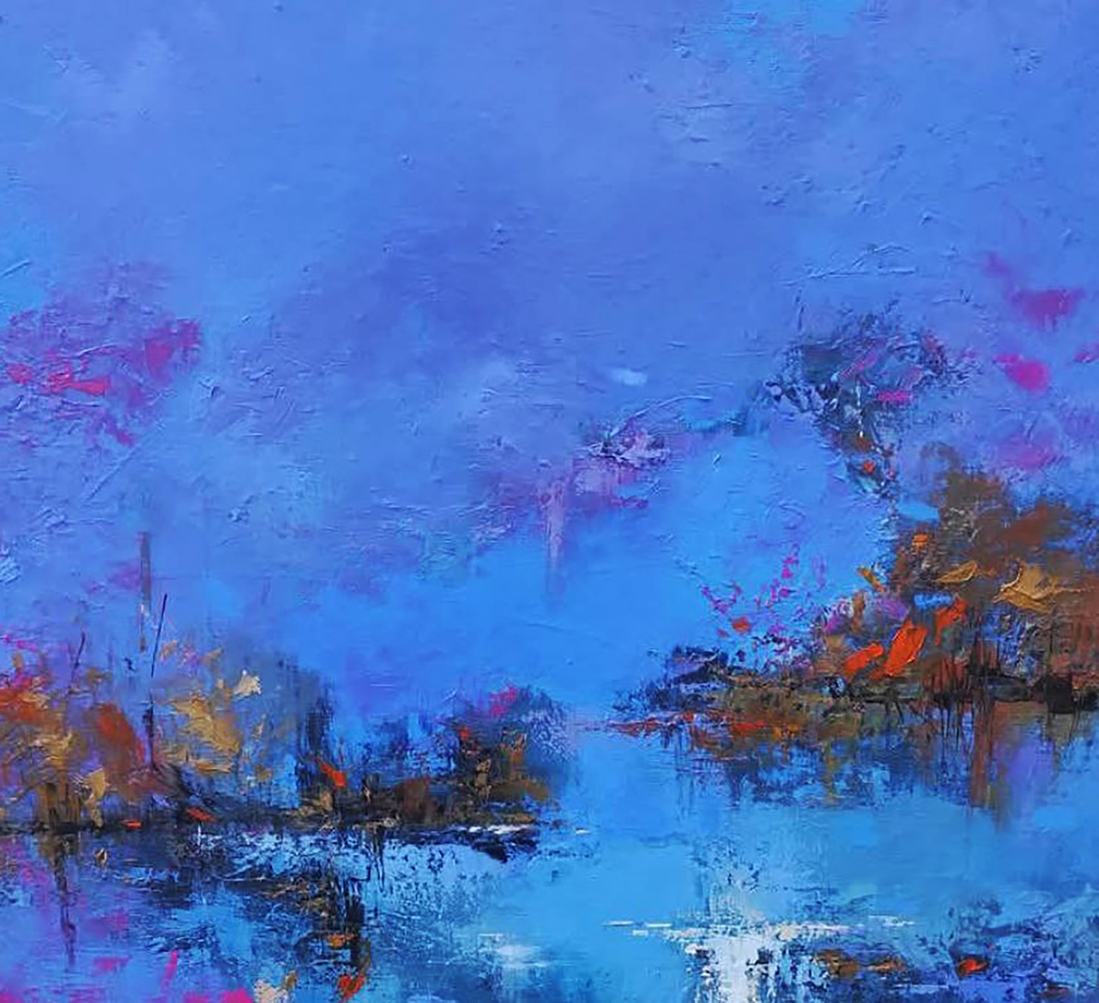 Oil painting It's getting dark Stepan Verbeshchuk - 6