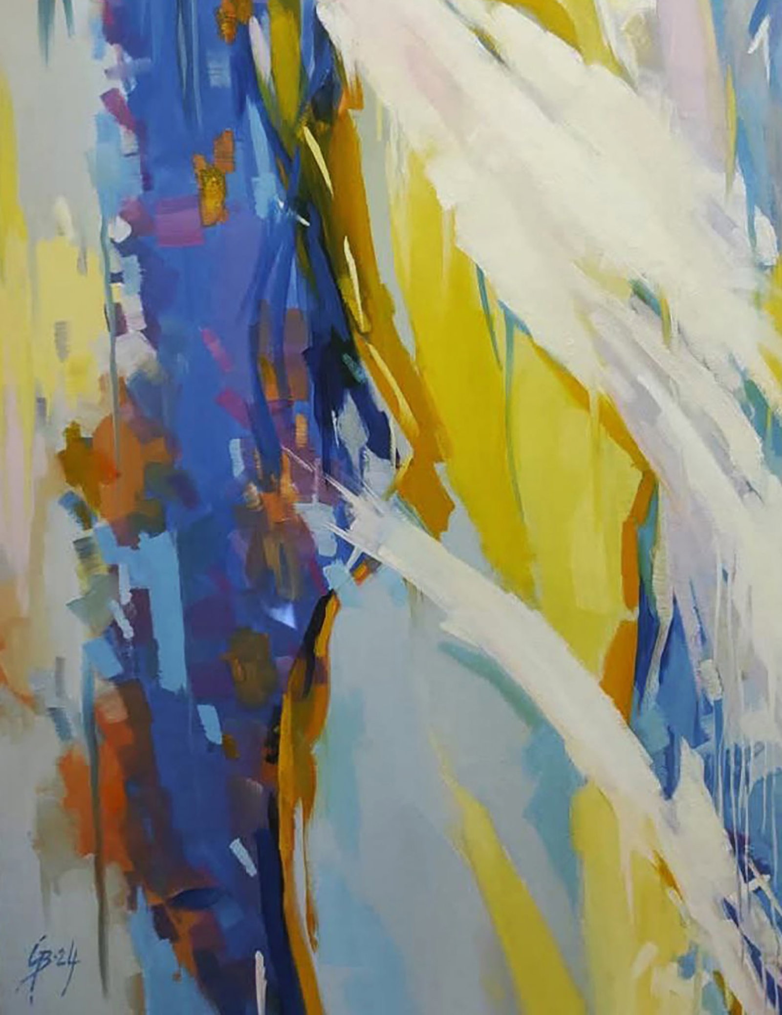 Oil painting Waterfall of Colors Stepan Verbeshchuk - 4