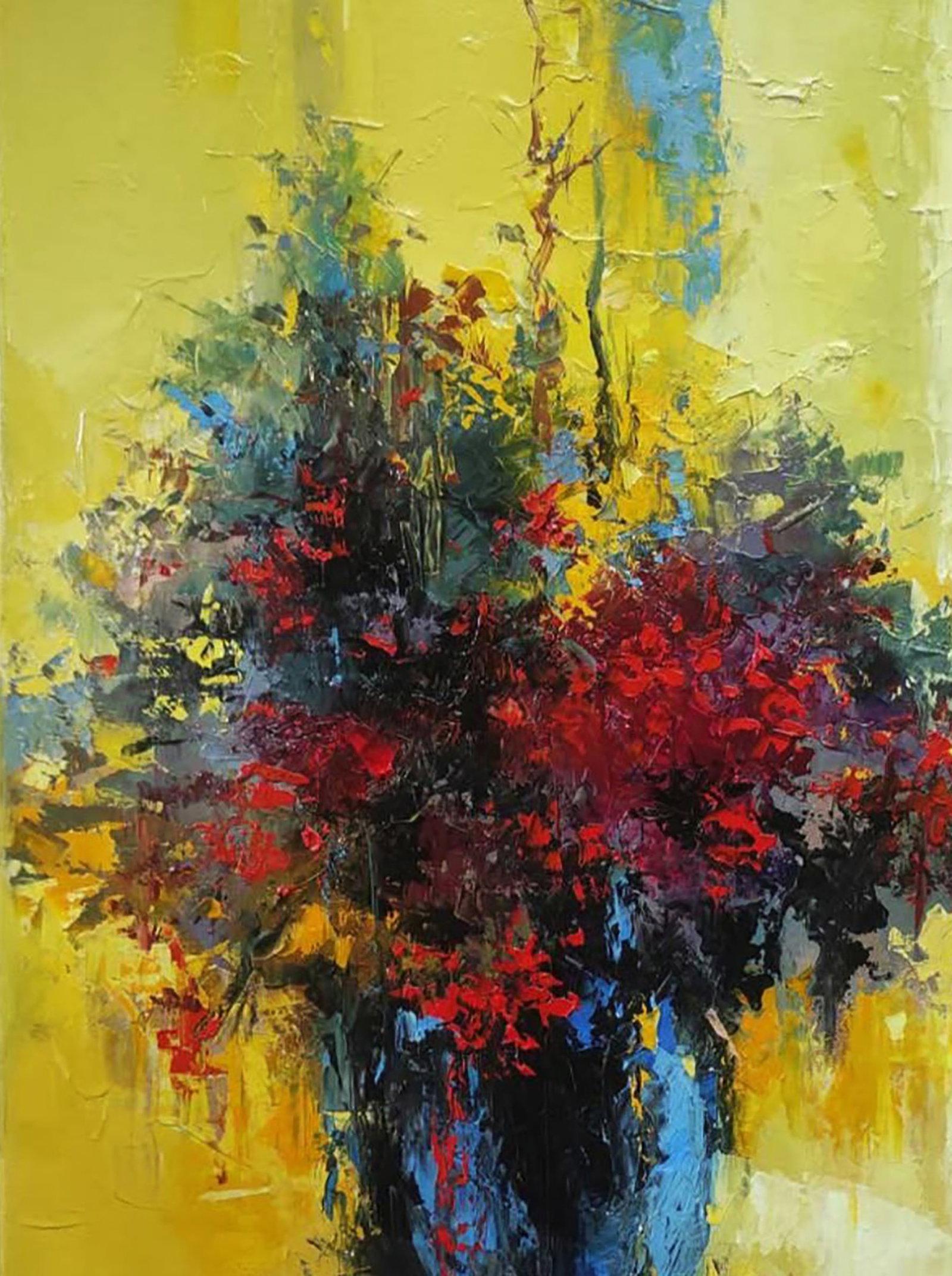 Oil painting Viburnum in a Vase Stepan Verbeshchuk - 2
