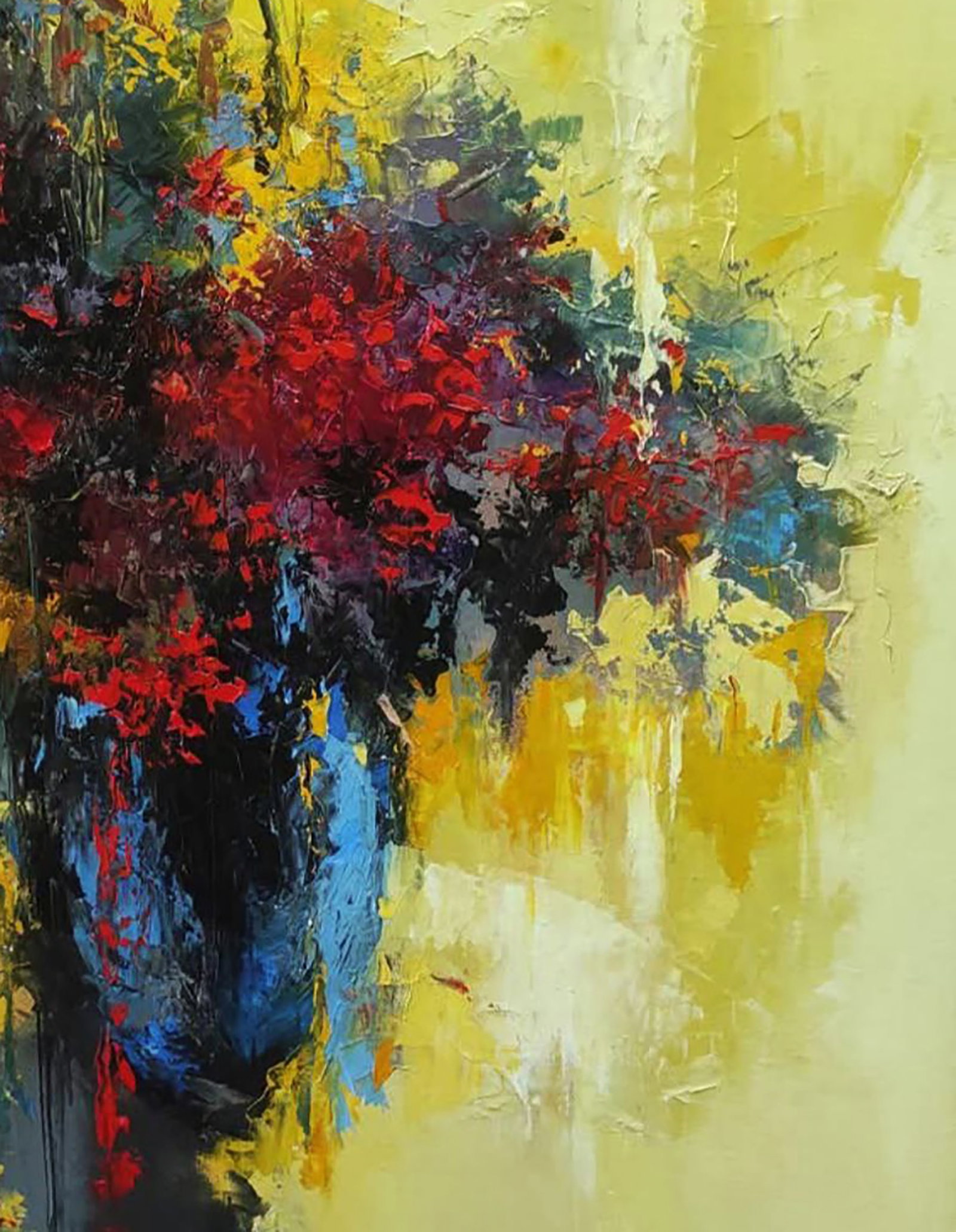 Oil painting Viburnum in a Vase Stepan Verbeshchuk - 5
