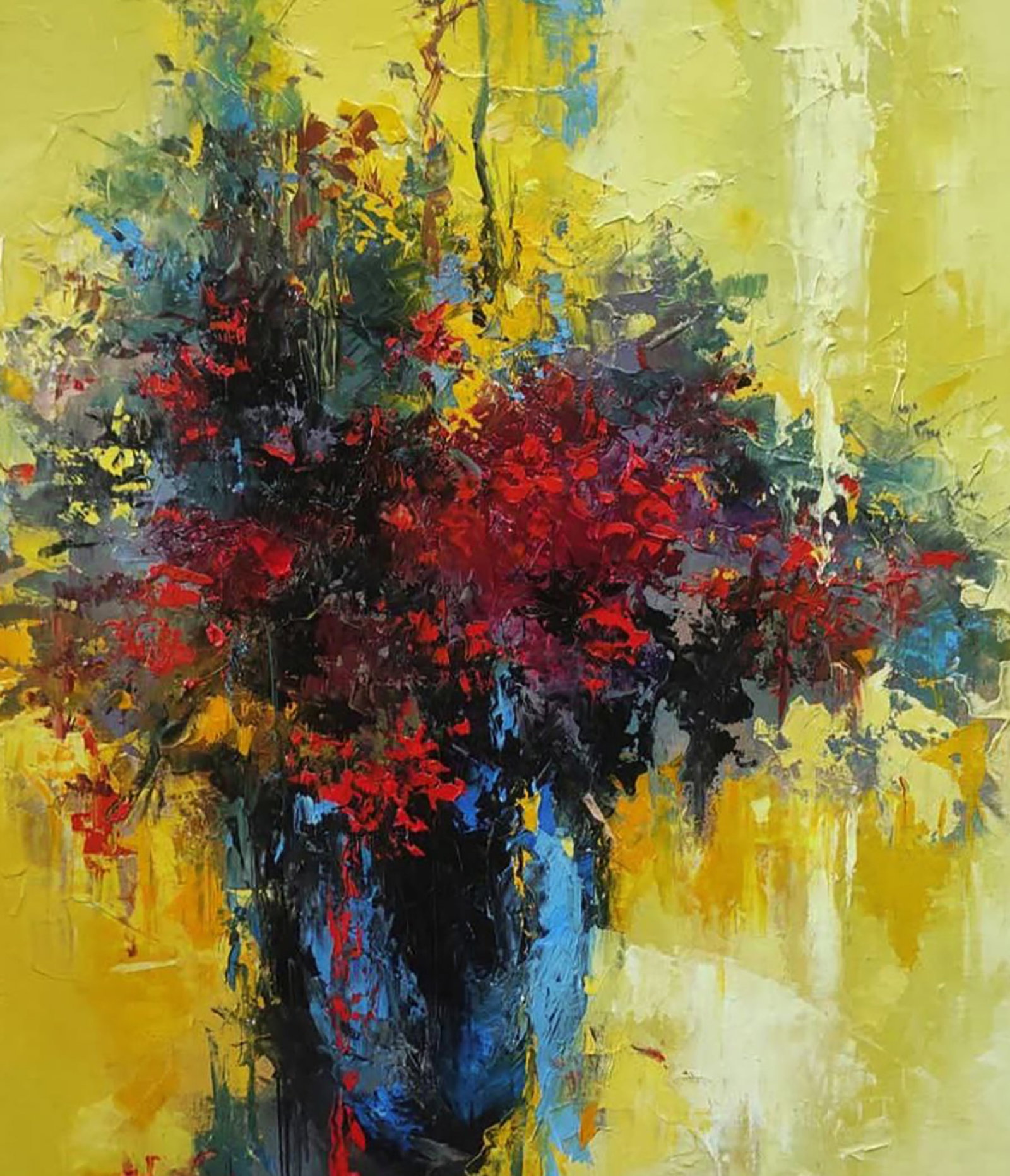 Oil painting Viburnum in a Vase Stepan Verbeshchuk - 6