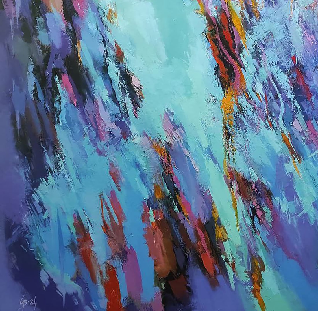 Oil painting Bright Haze in Colors Stepan Verbeshchuk - 4