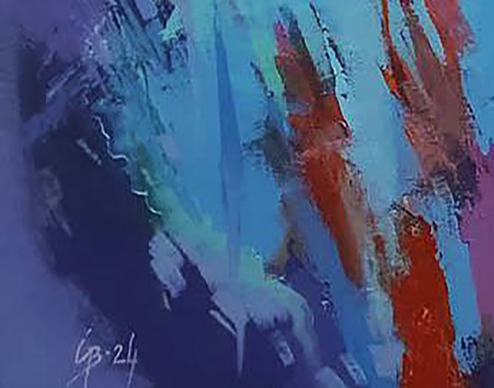 Oil painting Bright Haze in Colors Stepan Verbeshchuk - 6