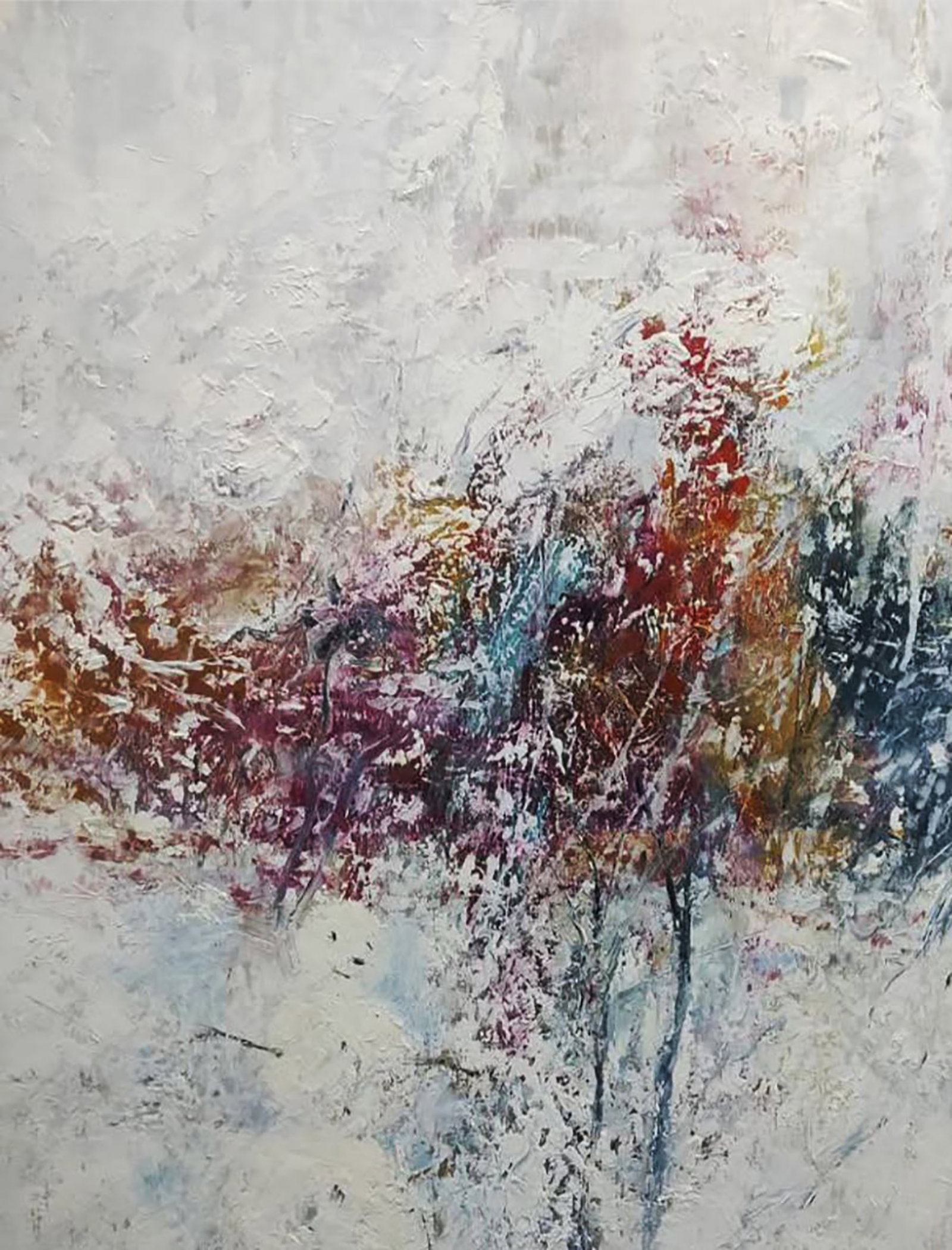 Oil painting Endless Winter Blizzard Stepan Verbeshchuk - 2