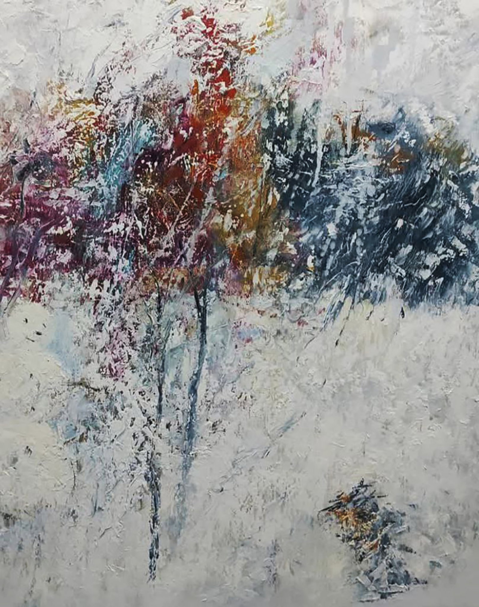 Oil painting Endless Winter Blizzard Stepan Verbeshchuk - 5