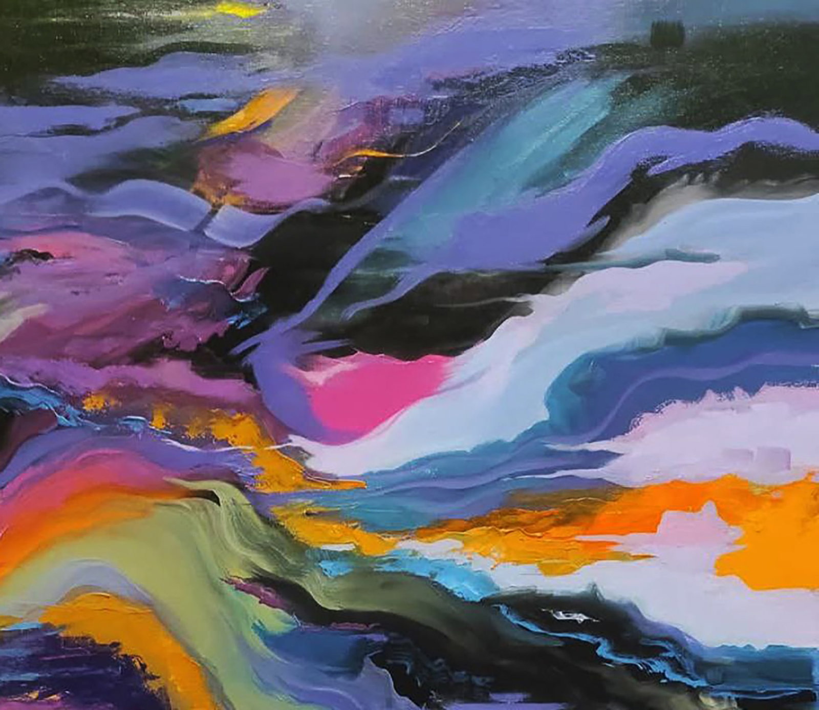 Oil painting The Motive of the Mountain Night Stepan Verbeshchuk - 3