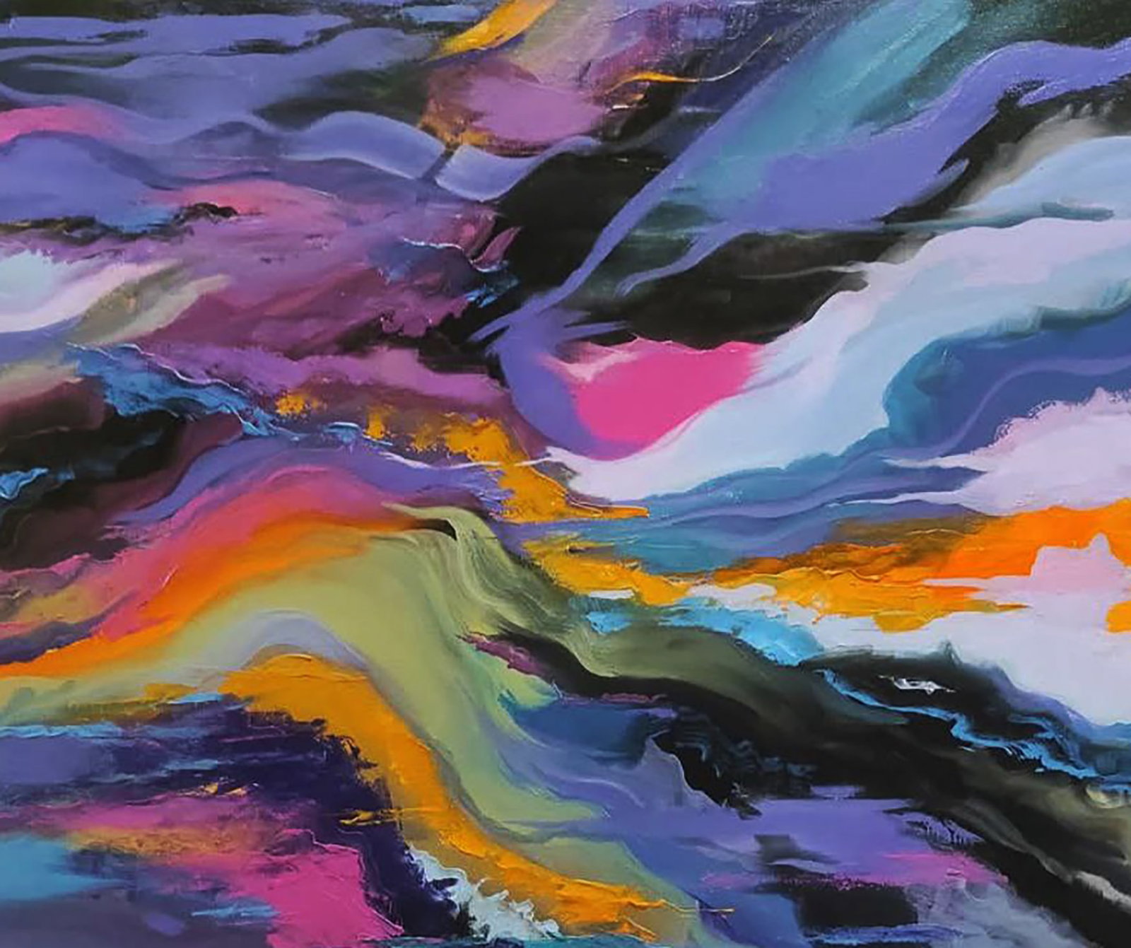 Oil painting The Motive of the Mountain Night Stepan Verbeshchuk - 6