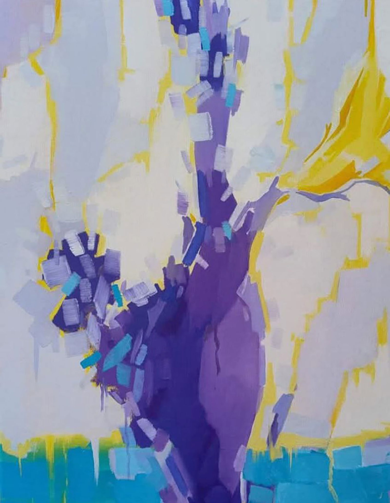 Oil painting Yellow Flower in the Interior Stepan Verbeshchuk - 2