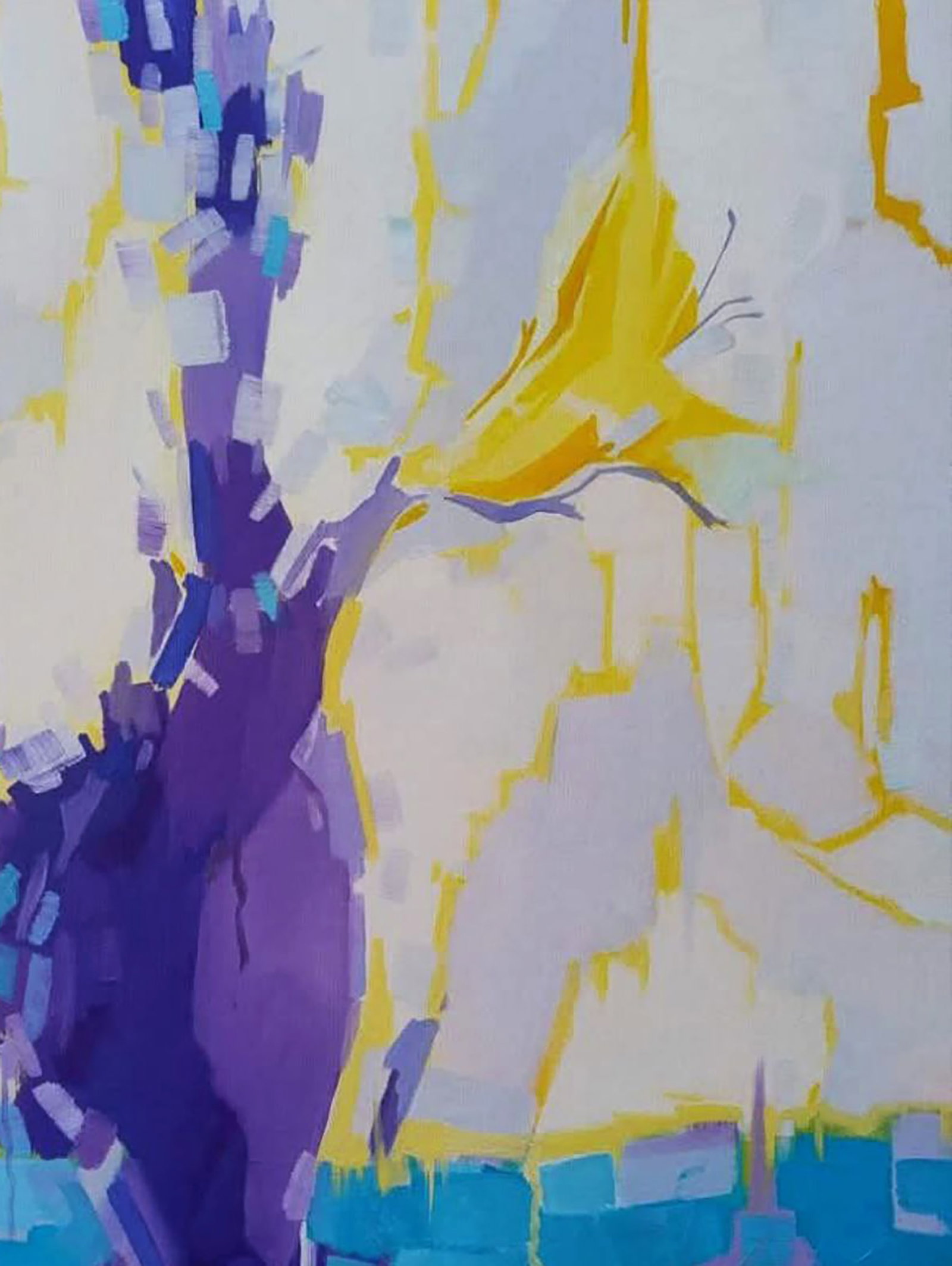 Oil painting Yellow Flower in the Interior Stepan Verbeshchuk - 4