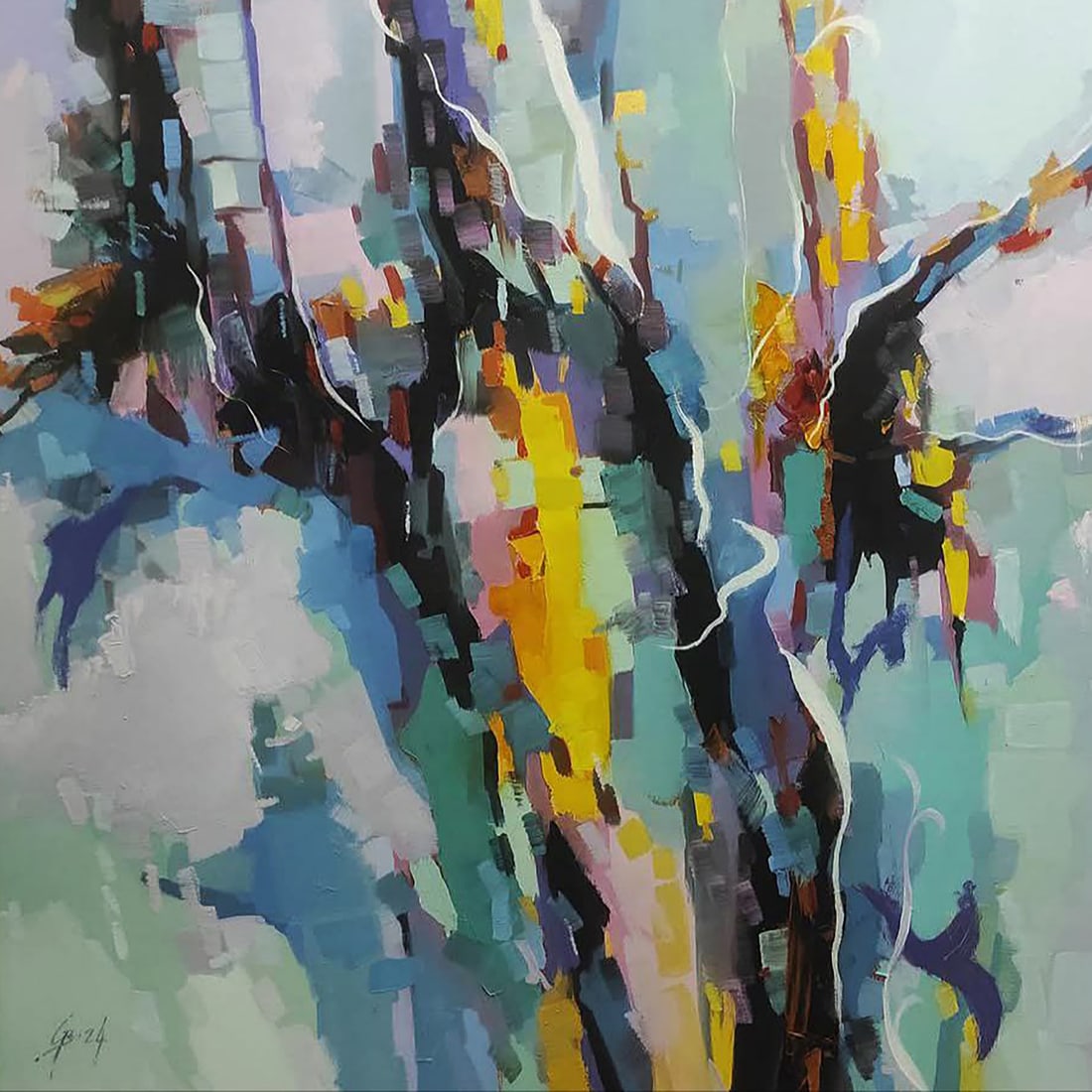 Oil painting On the Legacy of the Future Stepan Verbeshchuk - 4
