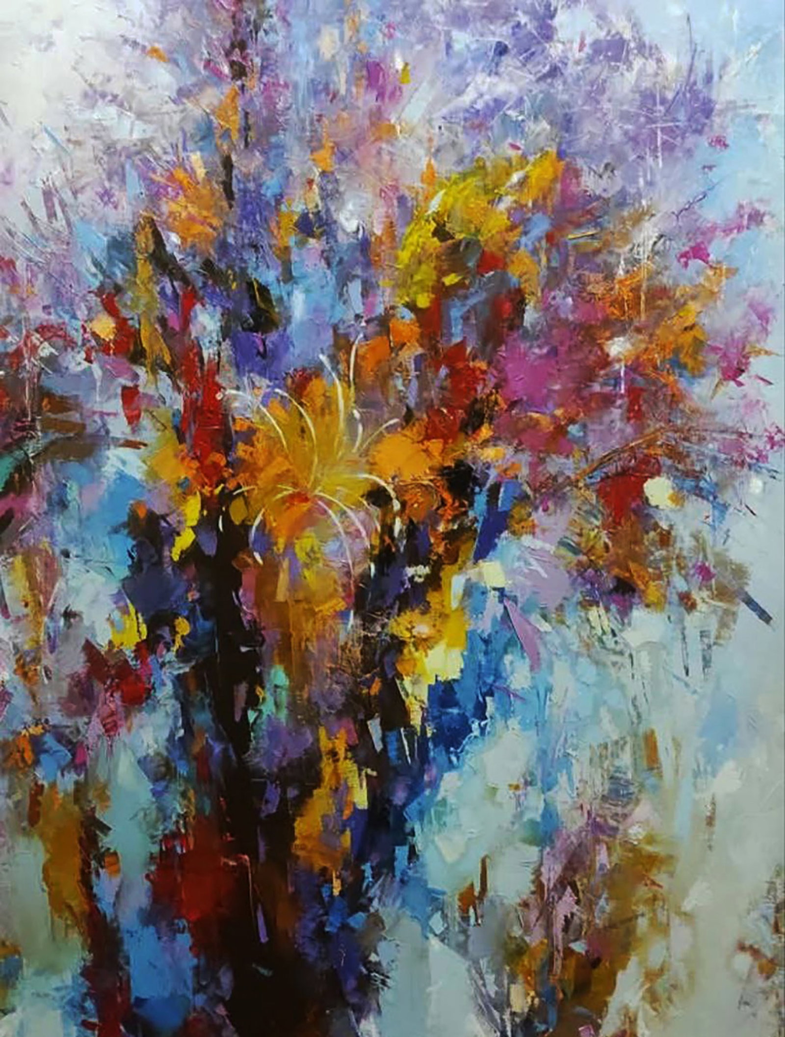Oil painting Autumn kaleidoscope Stepan Verbeshchuk - 3